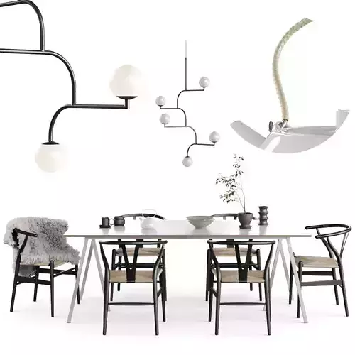 Dining set scandinavian