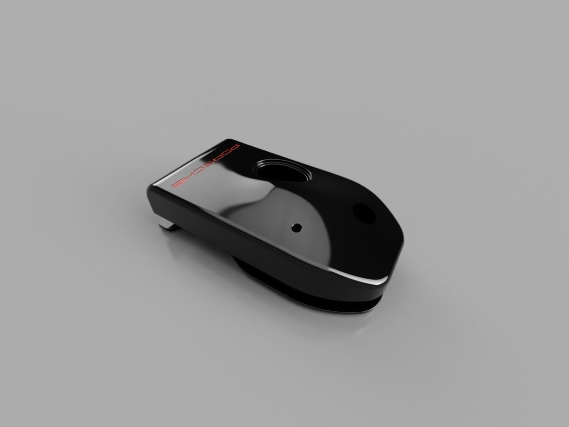 PORSCHE 928 GT KEY 3D print model_3