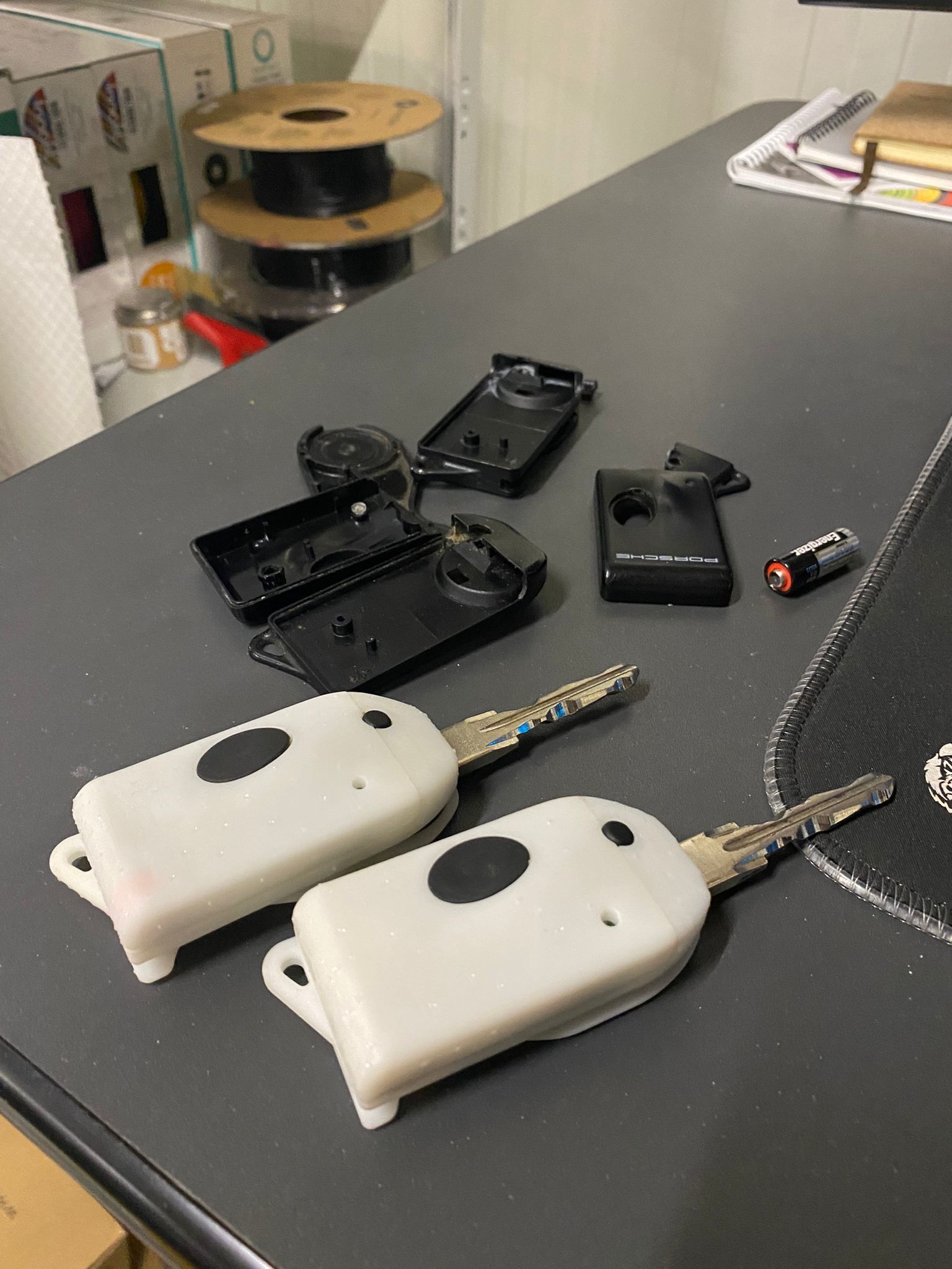 PORSCHE 928 GT KEY 3D print model_1