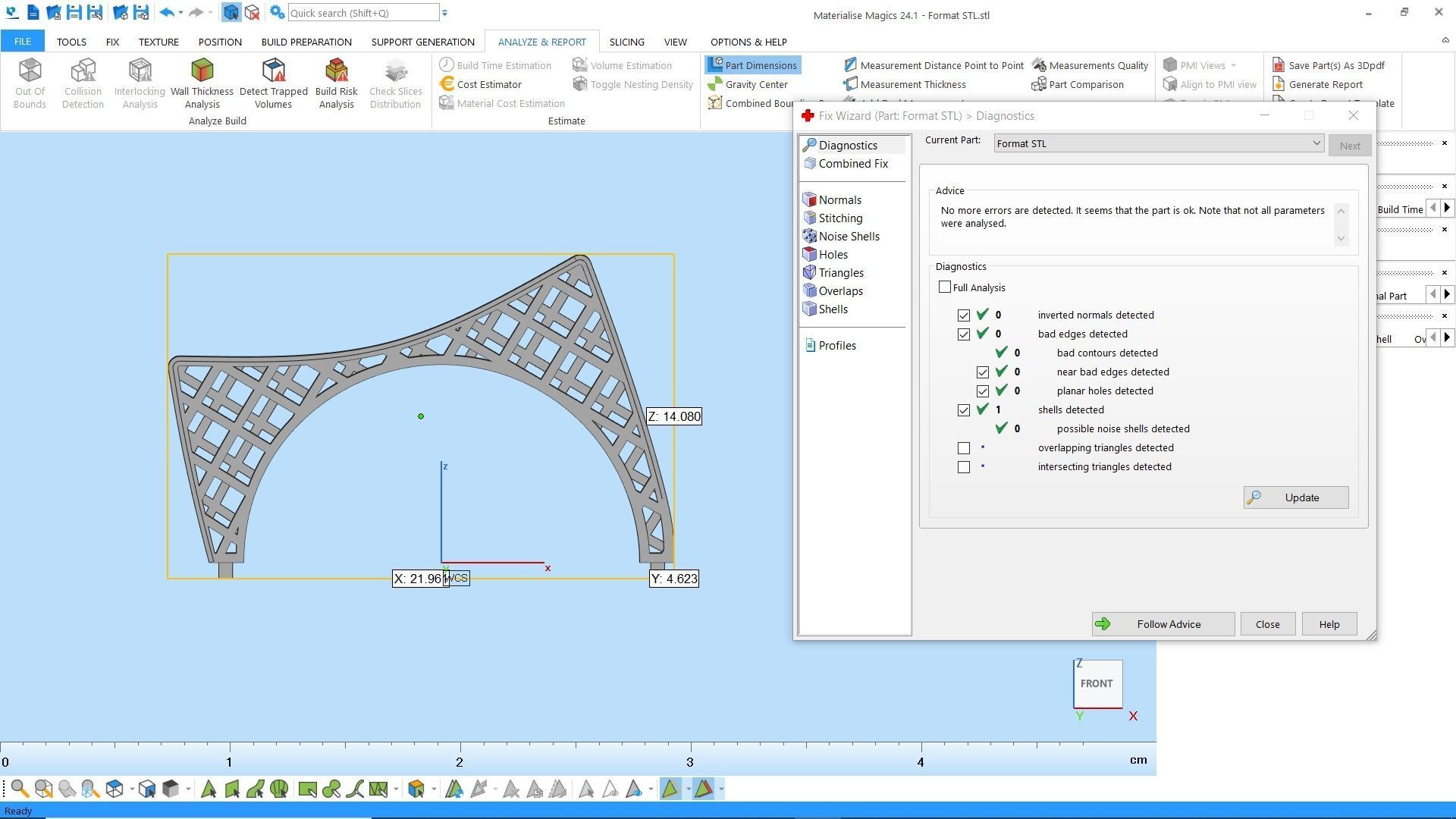 Curved 2 part fusion ring 3D print model_6