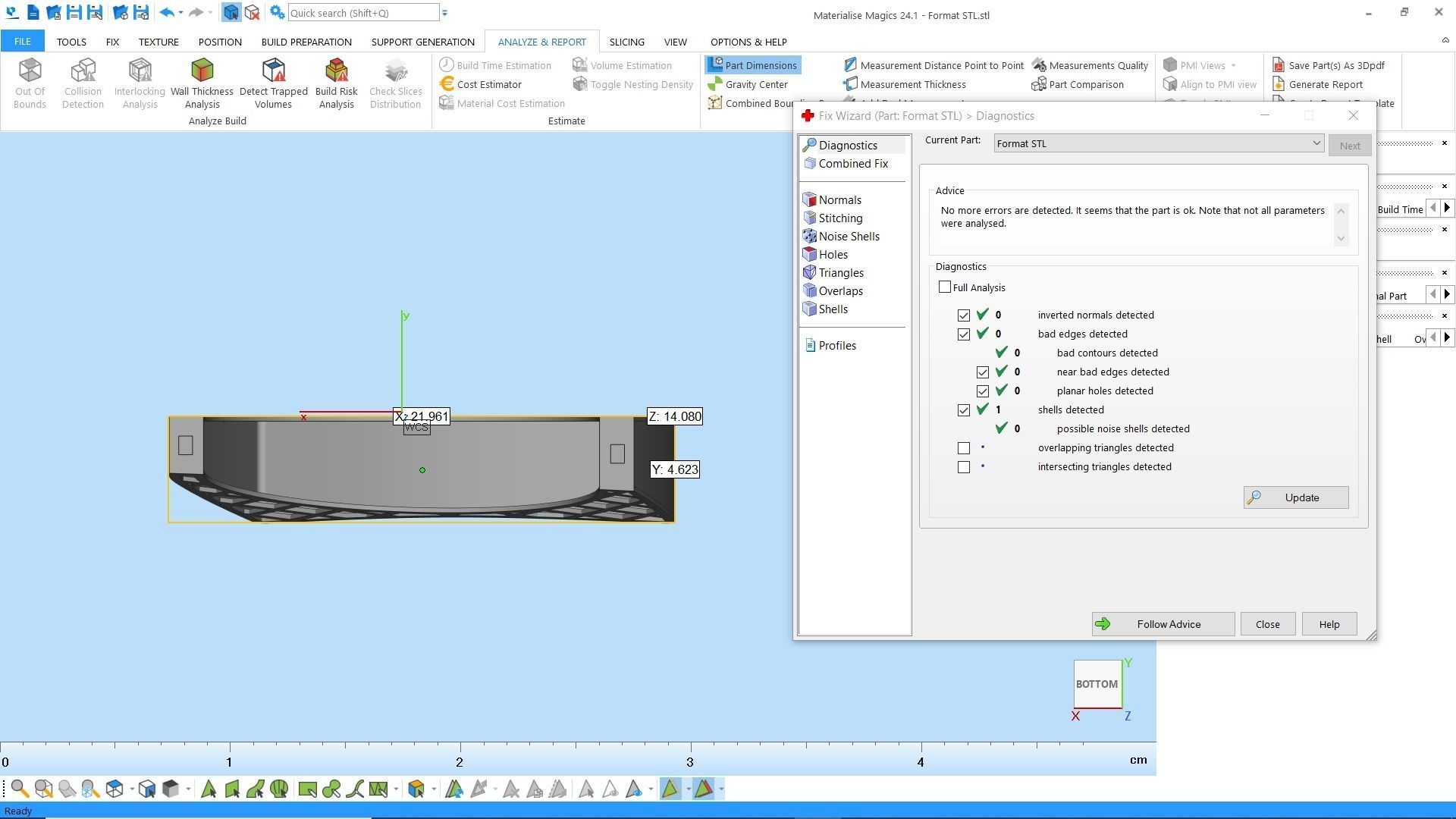 Curved 2 part fusion ring 3D print model_8