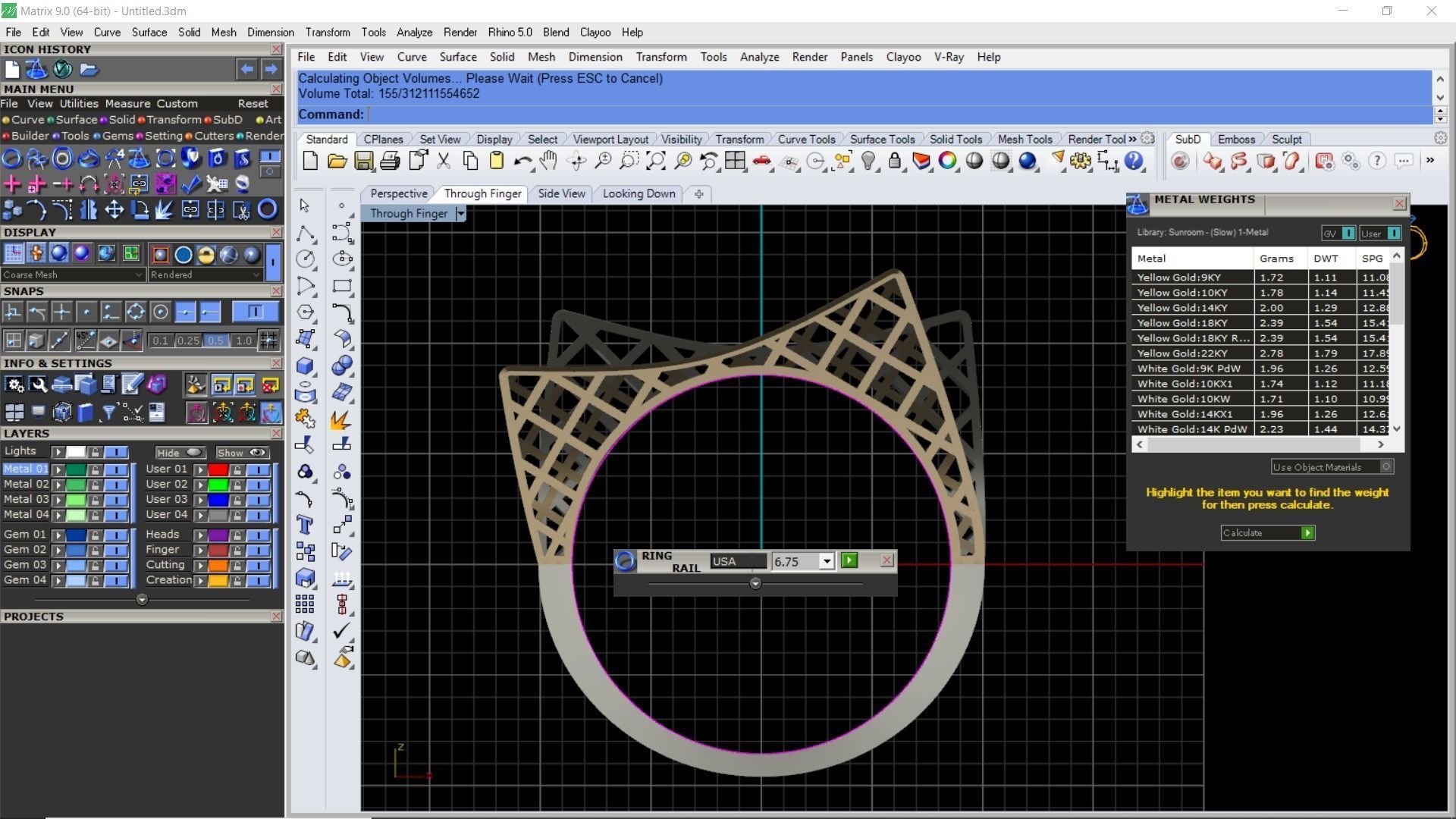 Curved 2 part fusion ring 3D print model_20