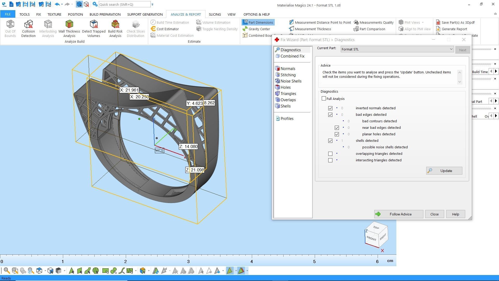 Curved 2 part fusion ring 3D print model_14