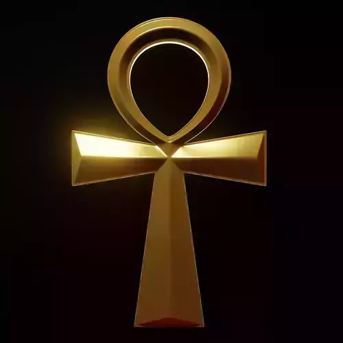 Ankh crux ansata Free 3D print model