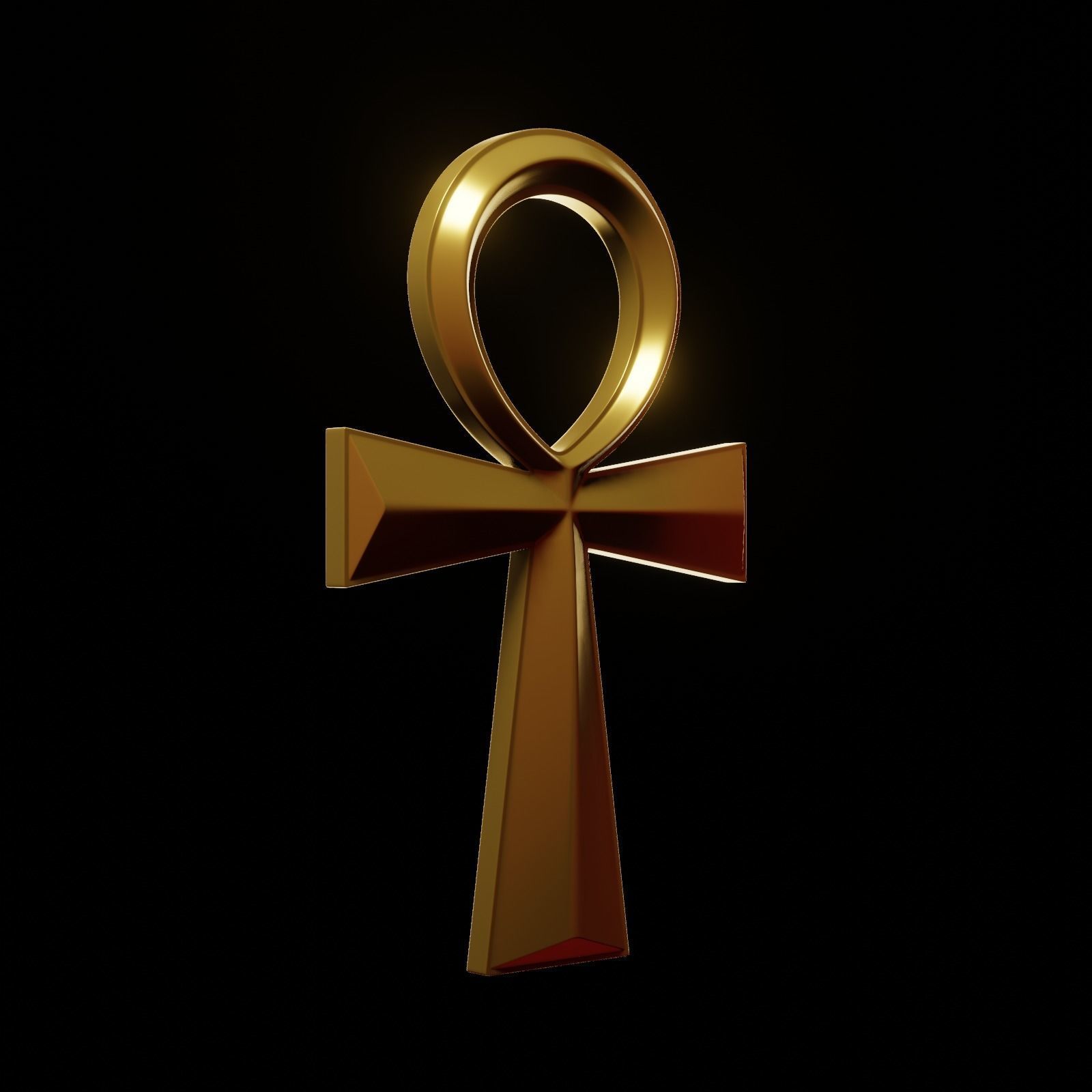 Ankh crux ansata Free 3D print model_21