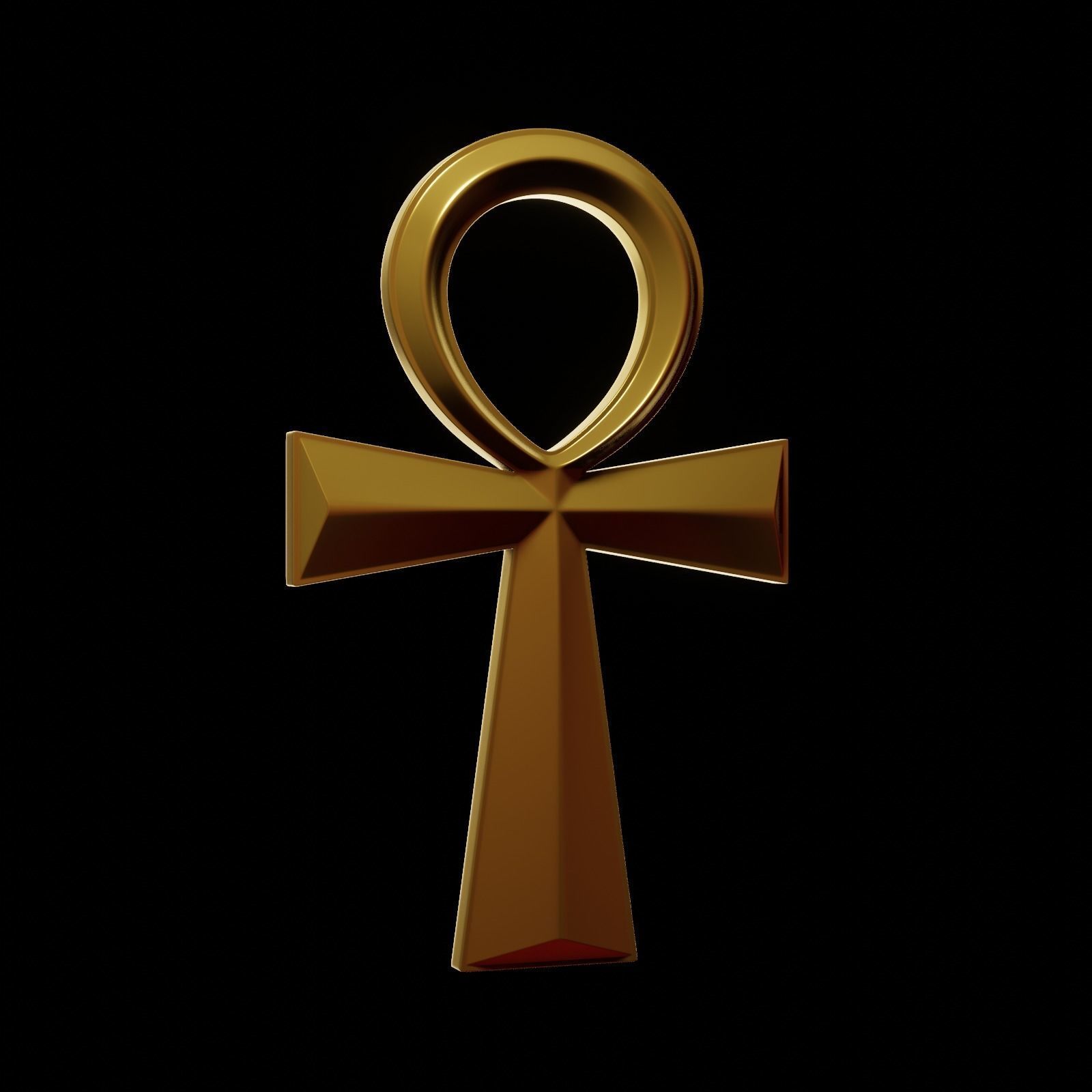 Ankh crux ansata Free 3D print model_22