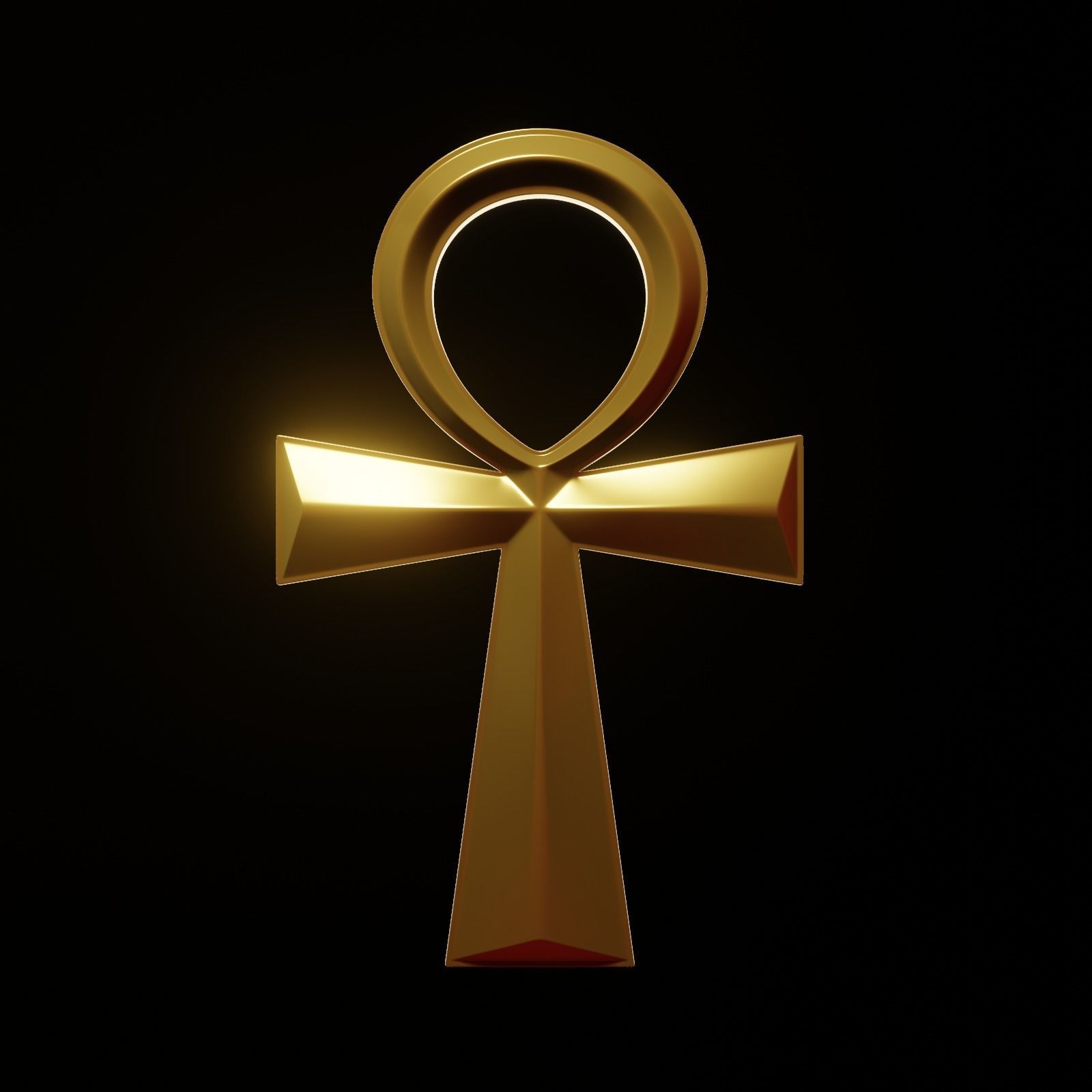 Ankh crux ansata Free 3D print model_23