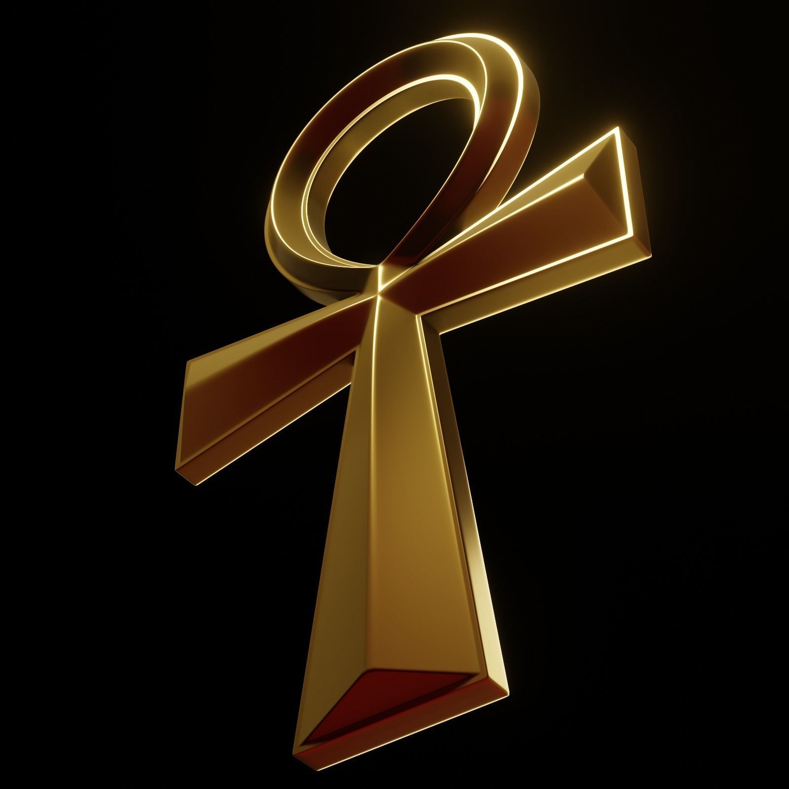 Ankh crux ansata Free 3D print model_1
