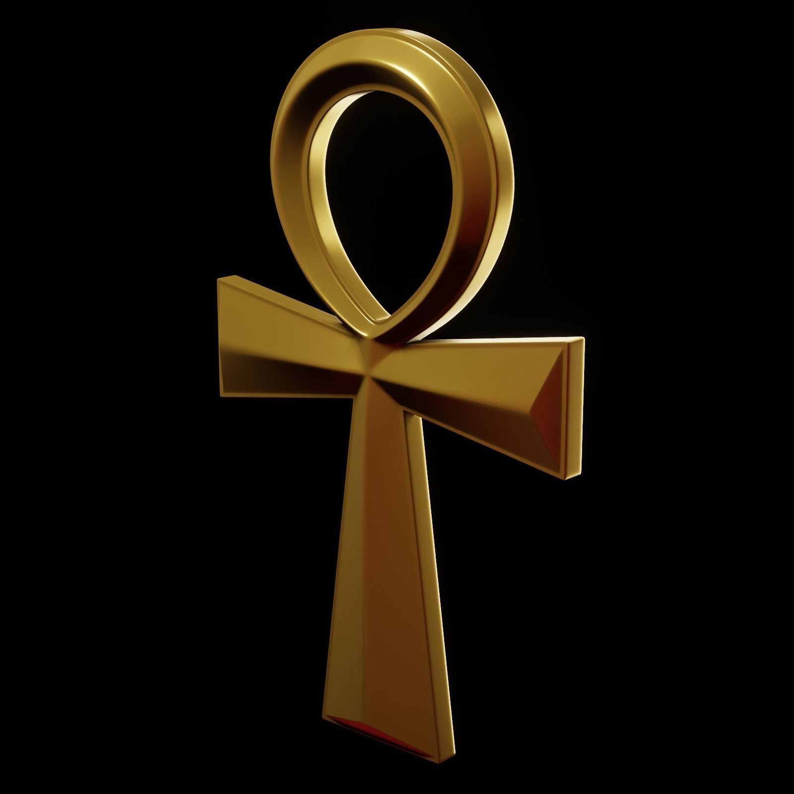 Ankh crux ansata Free 3D print model_2