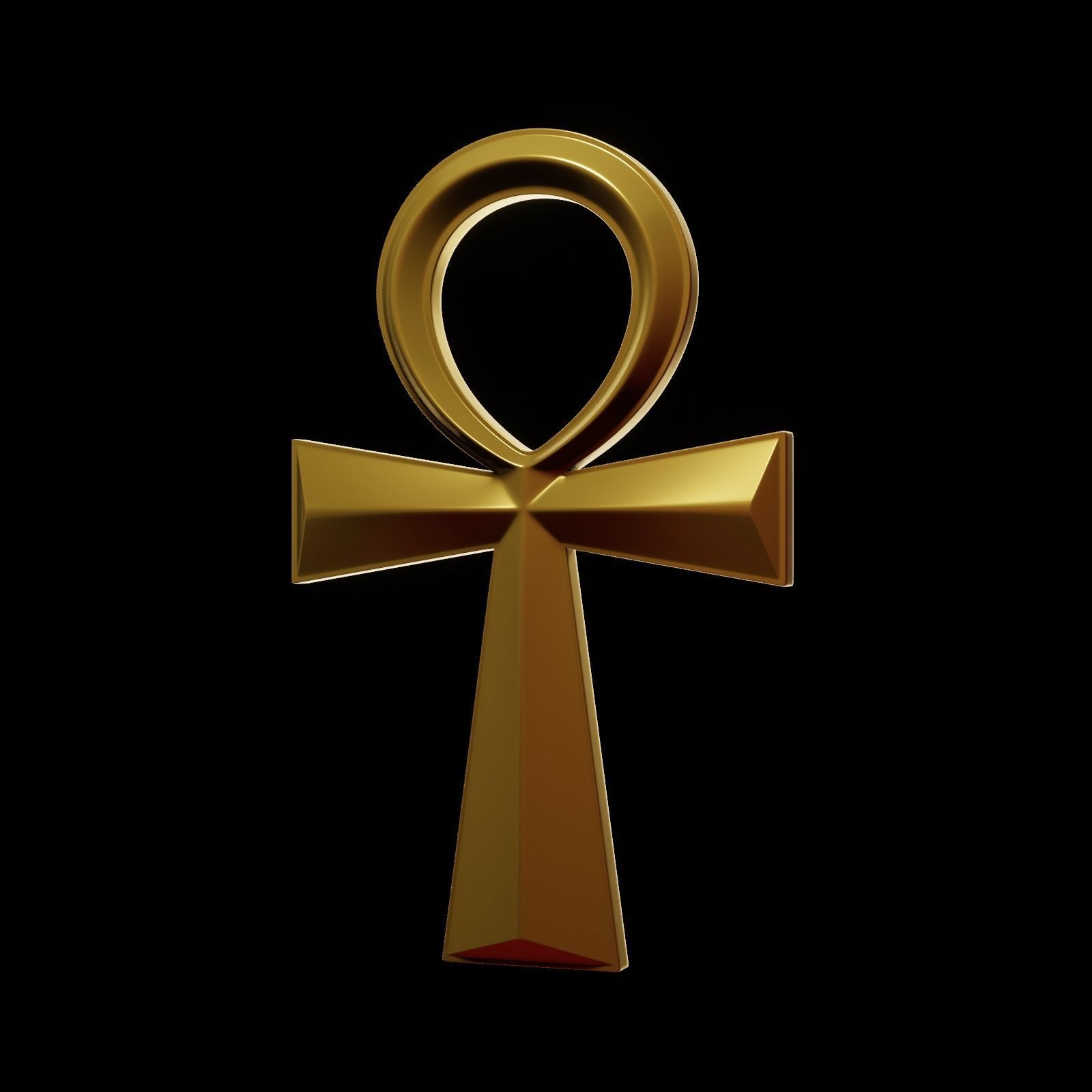 Ankh crux ansata Free 3D print model_6