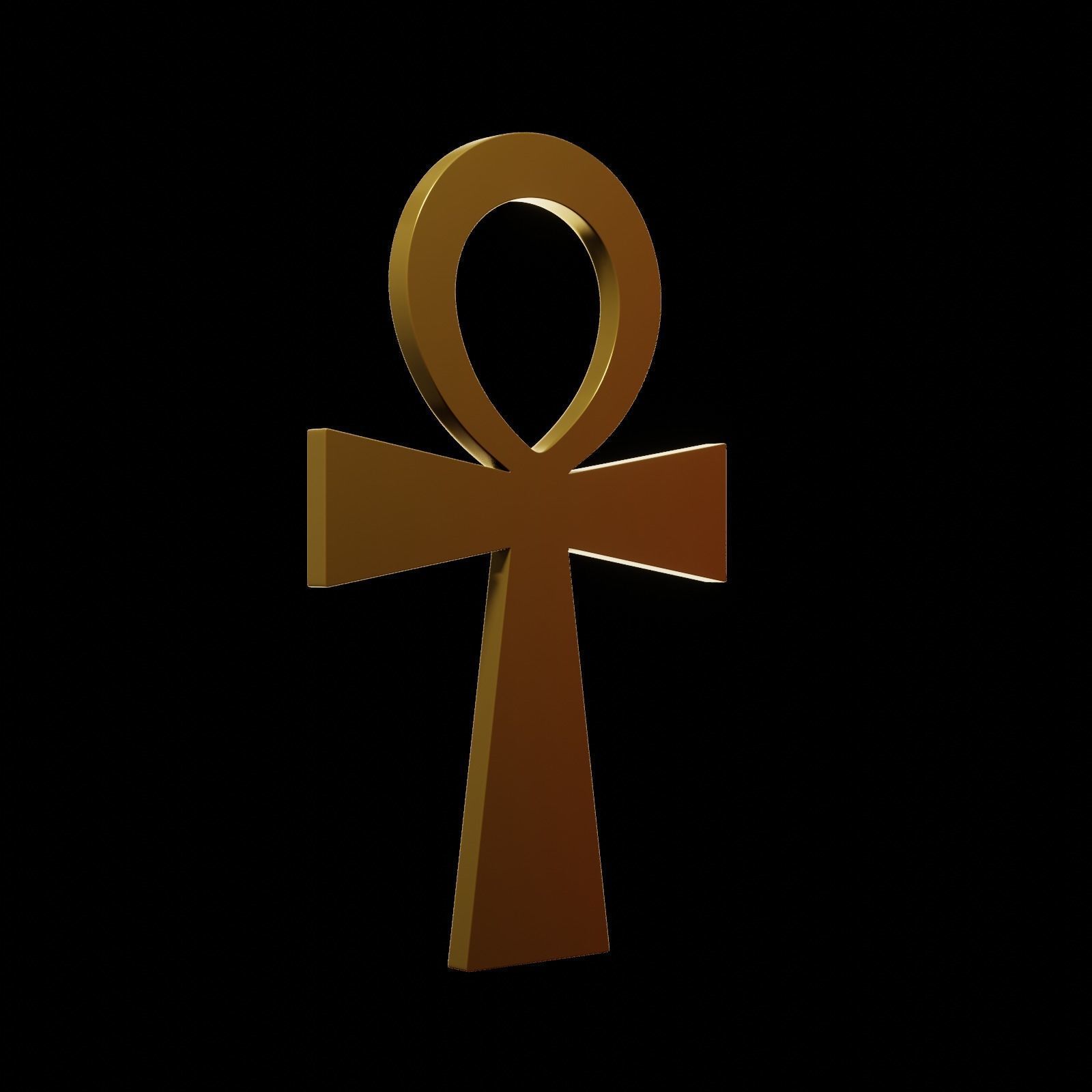 Ankh crux ansata Free 3D print model_12