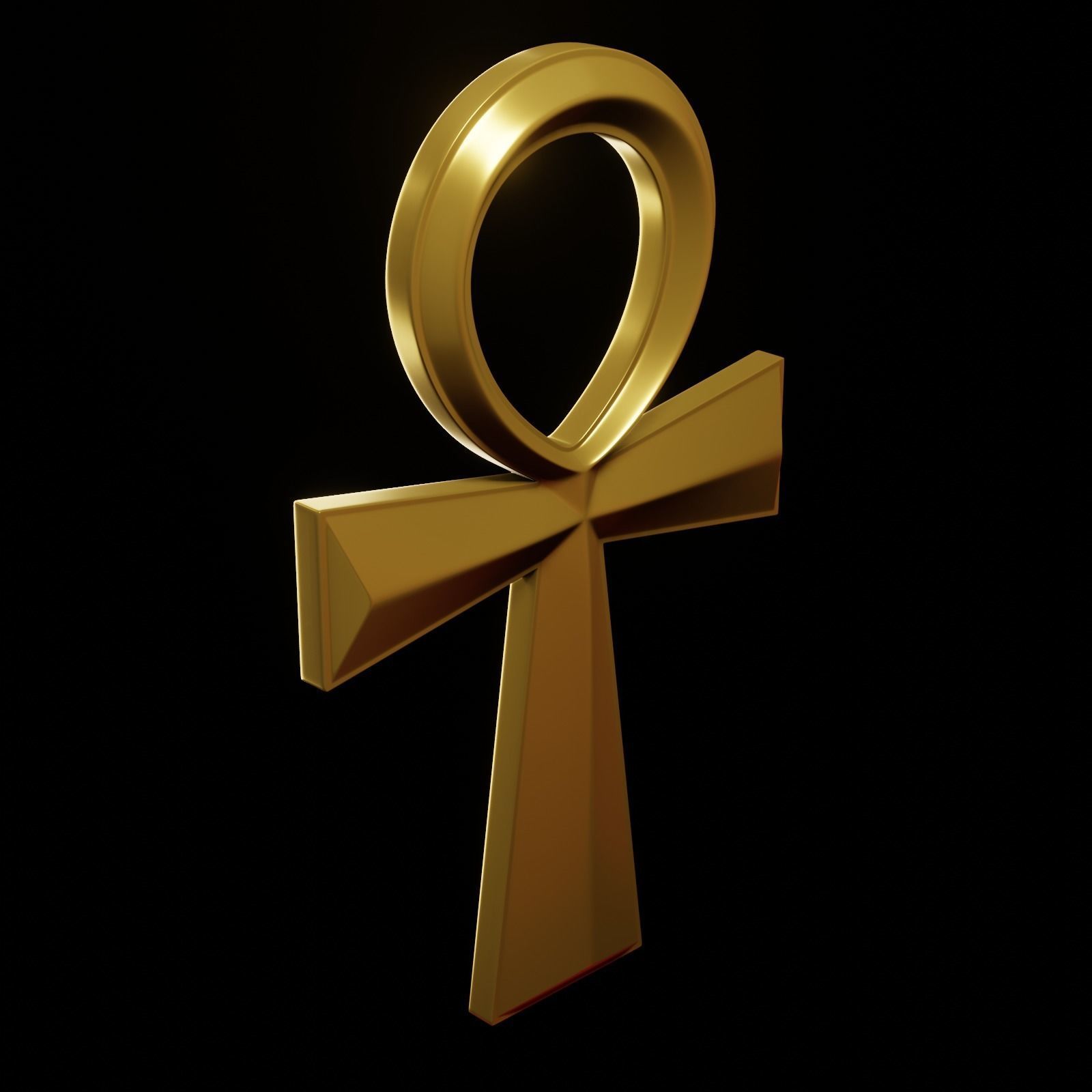 Ankh crux ansata Free 3D print model_4