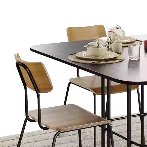 Dining Set Ellos Home 3D model