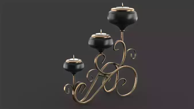 Candle Stand 3D model