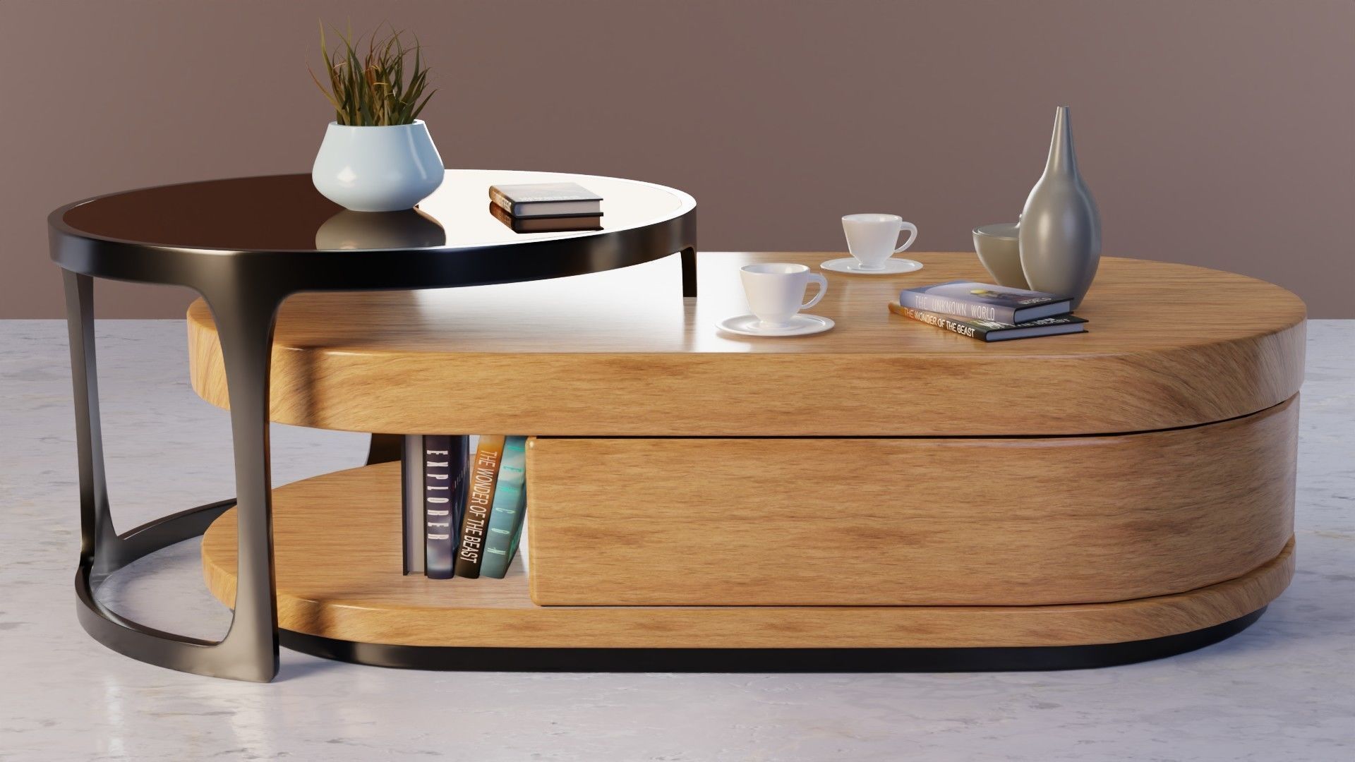 Coffee Table PART15 3D model_3