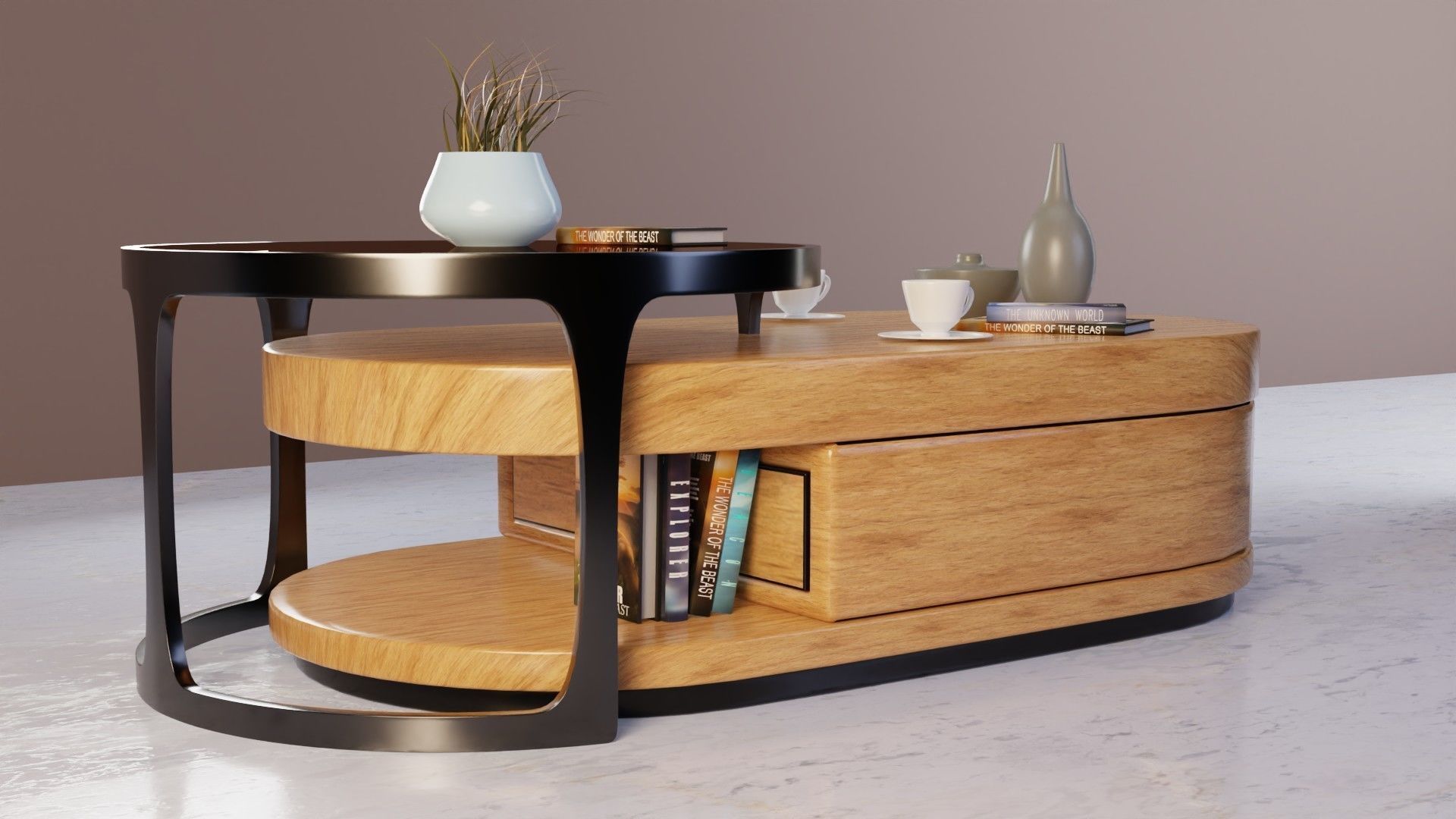Coffee Table PART15 3D model_5