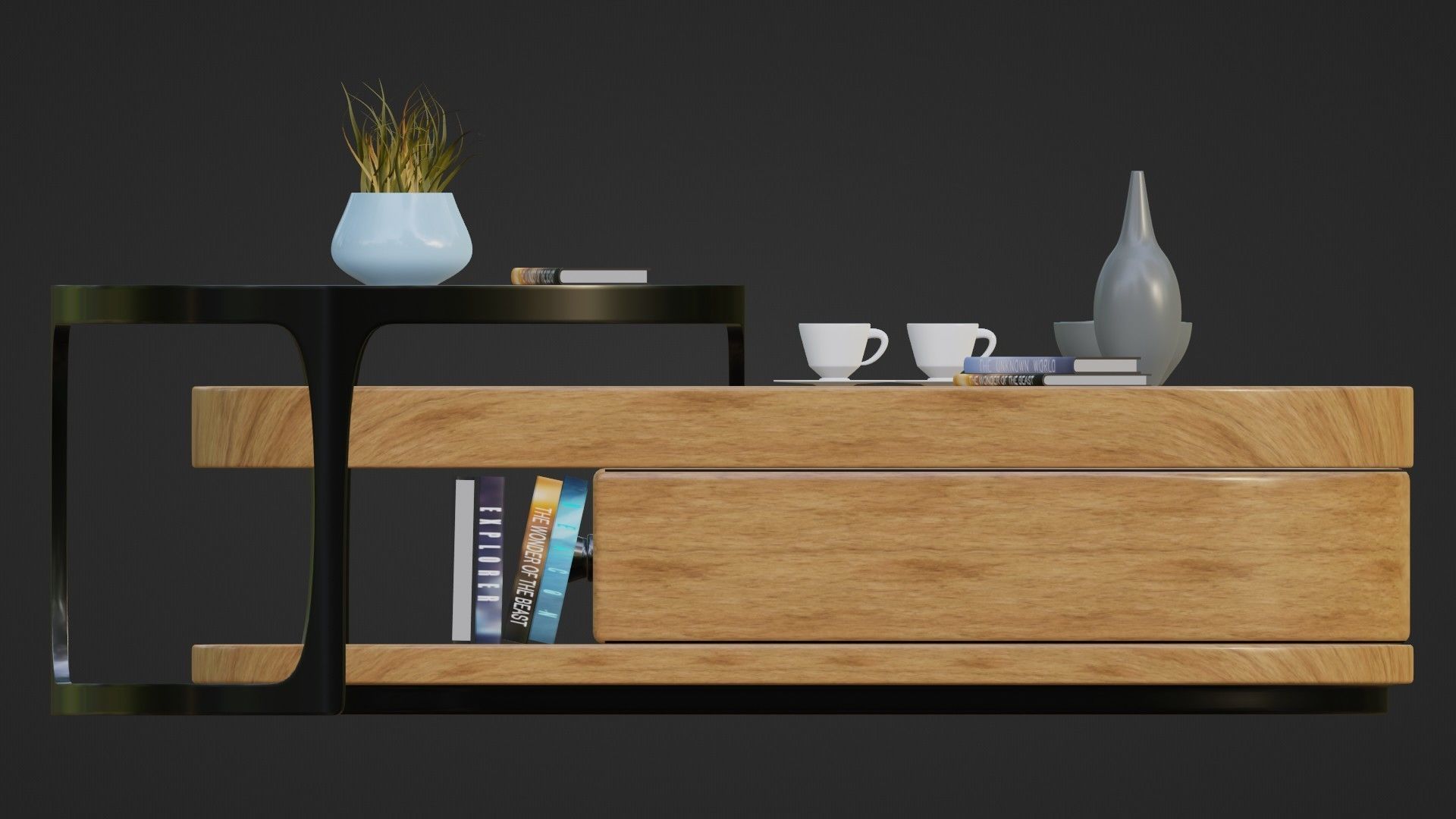 Coffee Table PART15 3D model_6