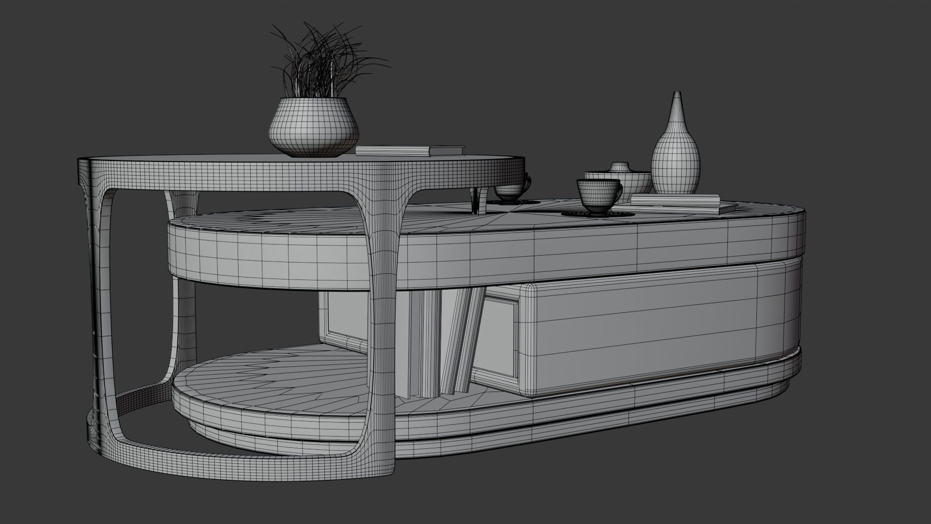 Coffee Table PART15 3D model_10