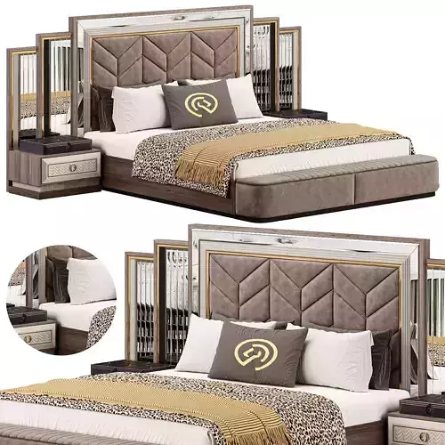 LUGANO BED BY POLOX  FURNITURE 001