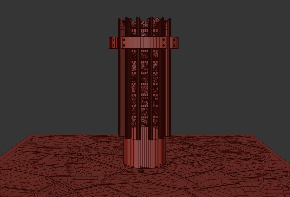 Palette  Harvia Glow 3D model_3