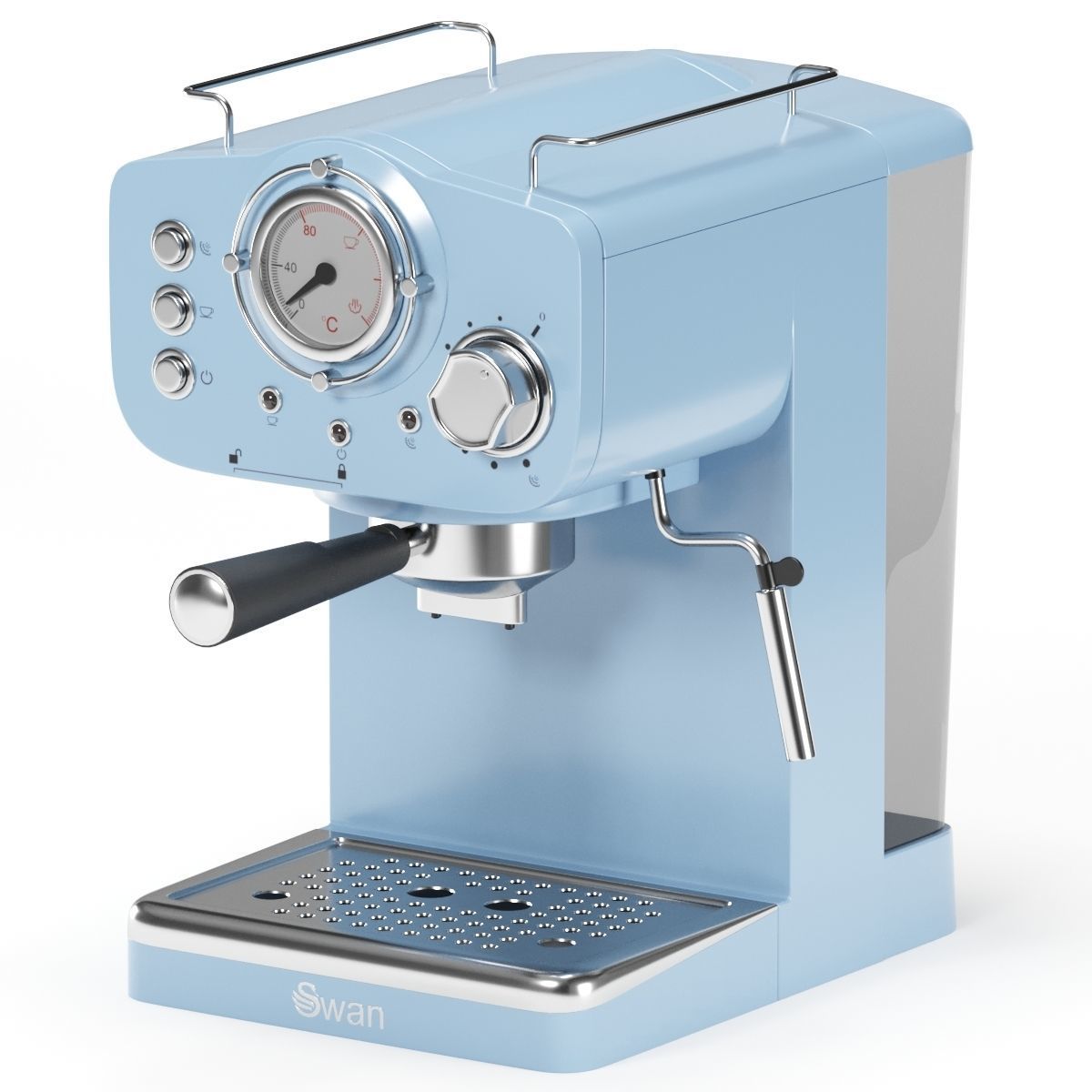 SWAN espresso coffee machine 3D model_3