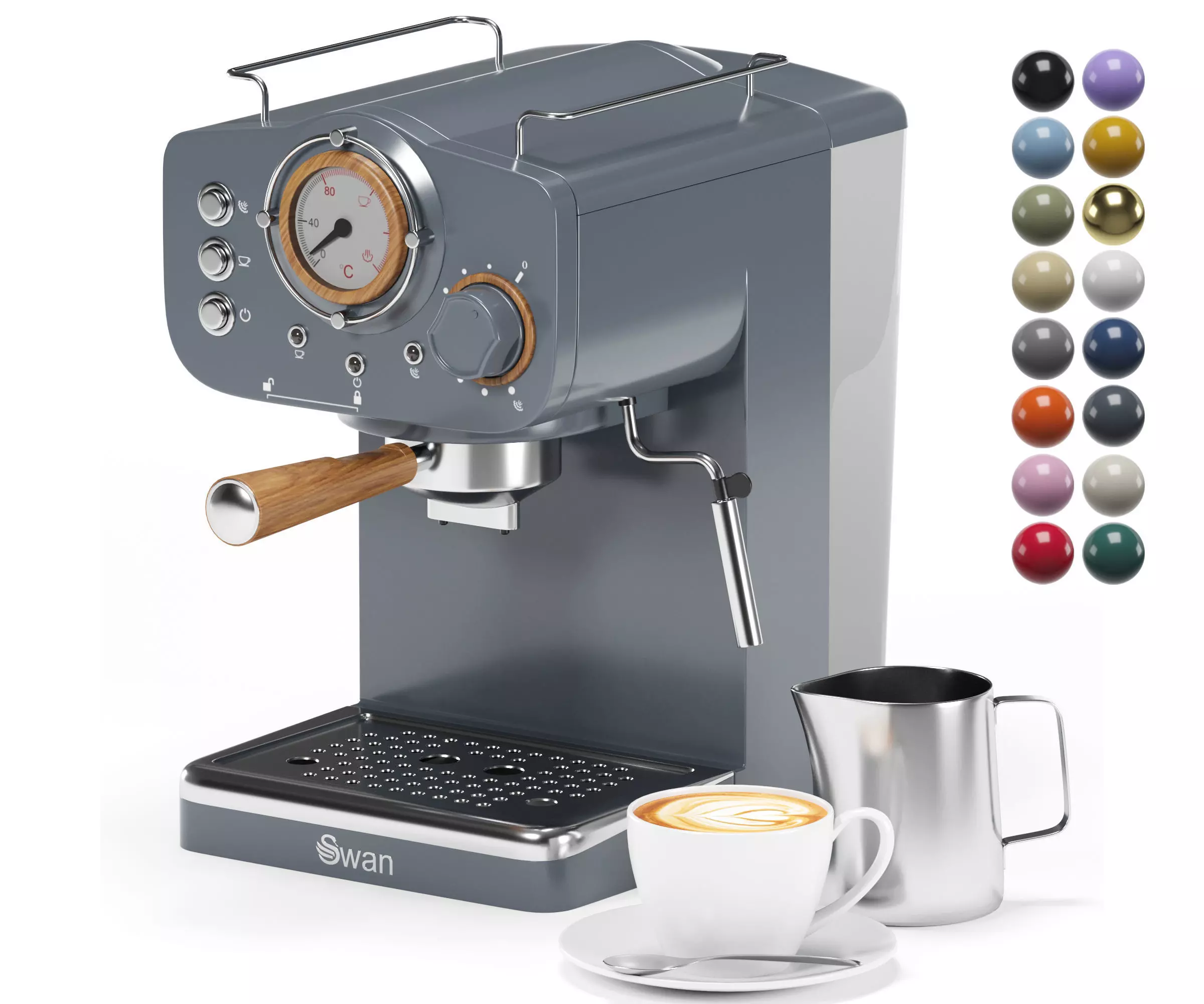 SWAN espresso coffee machine 3D model_0