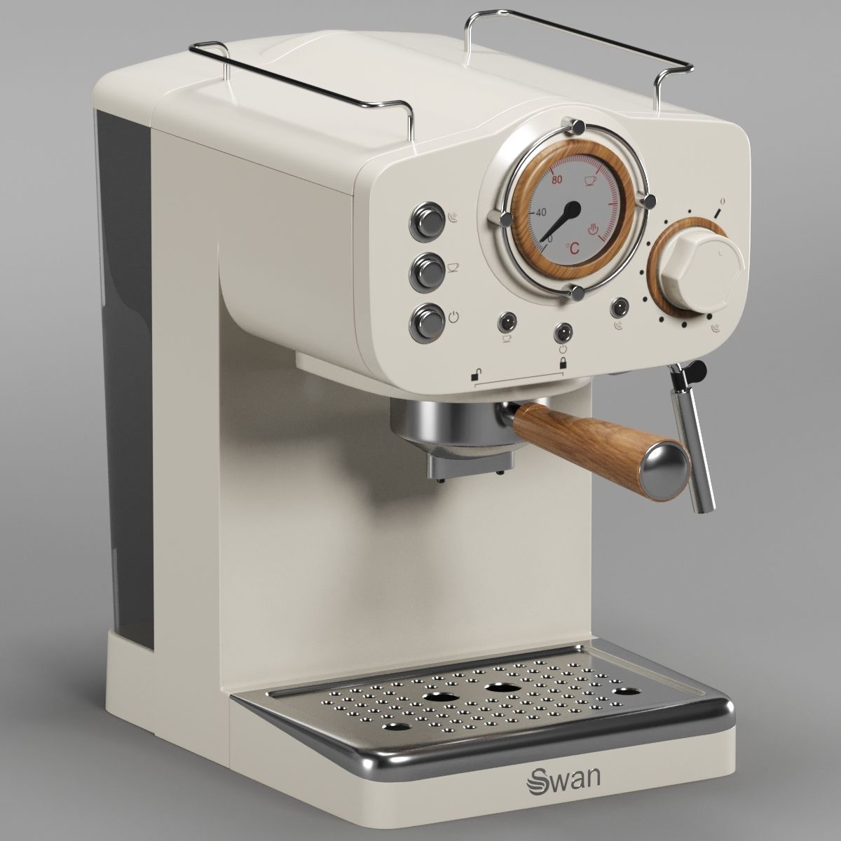 SWAN espresso coffee machine 3D model_16