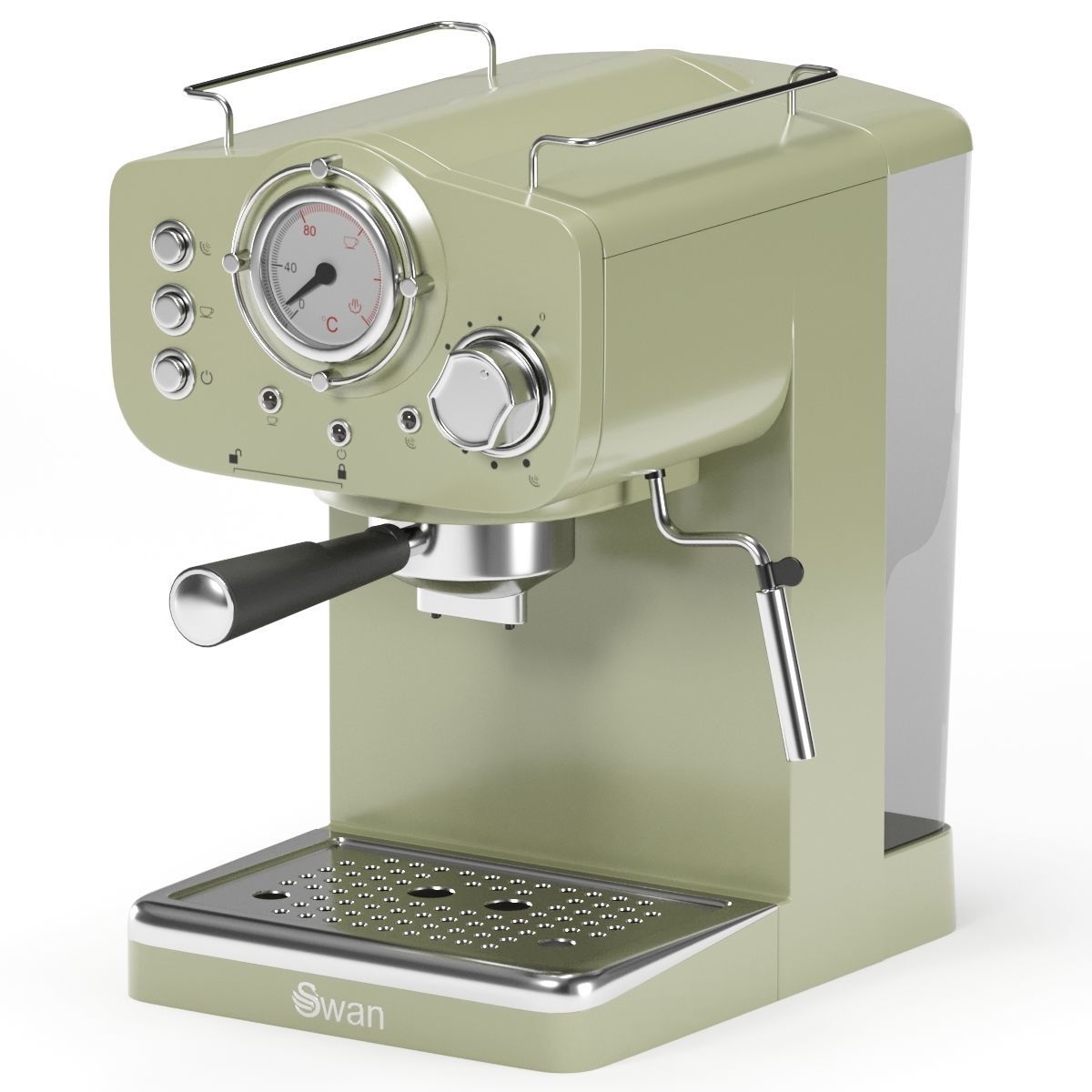 SWAN espresso coffee machine 3D model_4