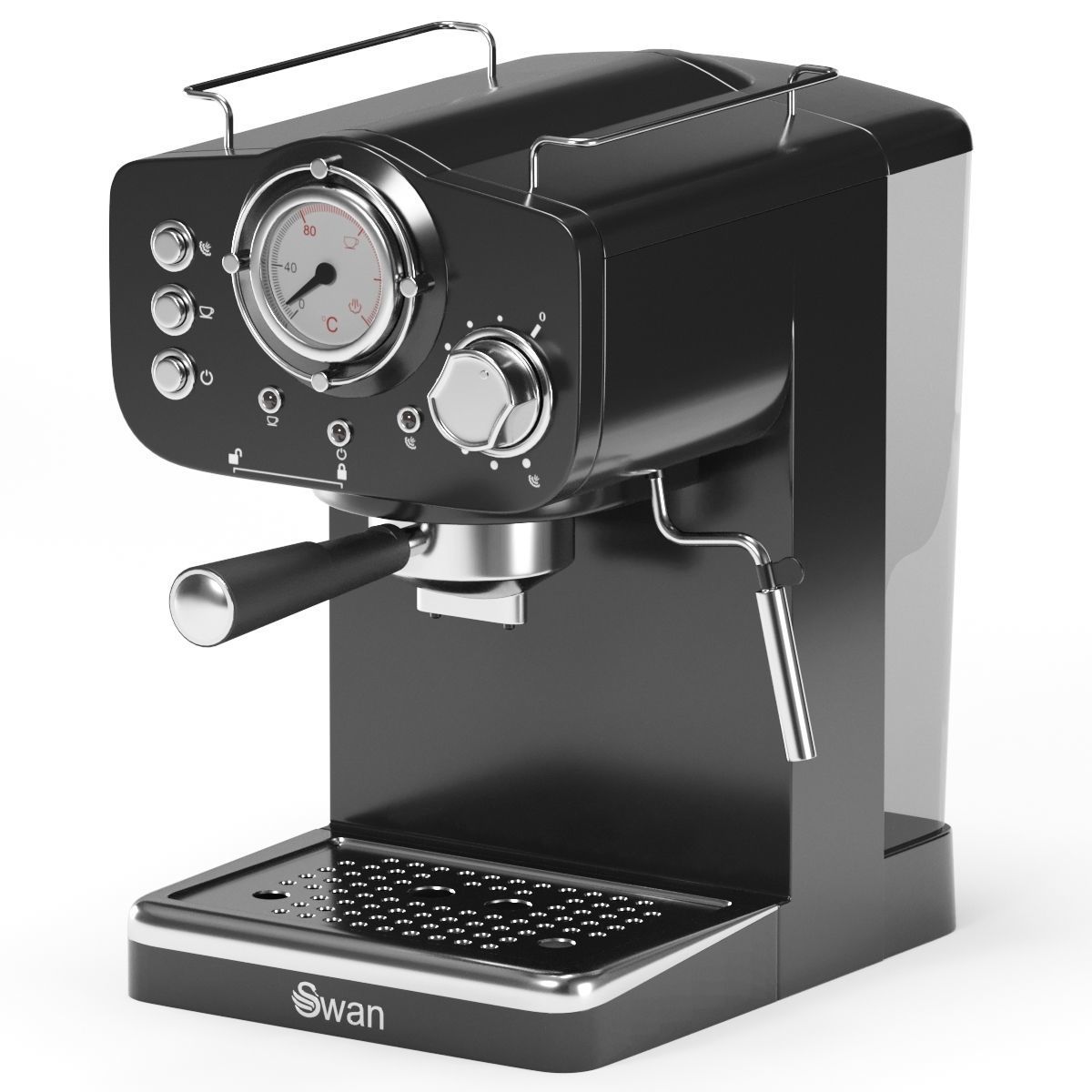 SWAN espresso coffee machine 3D model_2