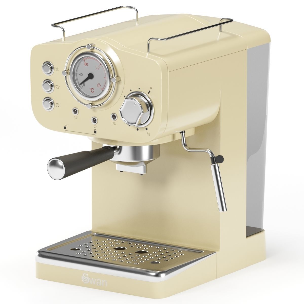 SWAN espresso coffee machine 3D model_5