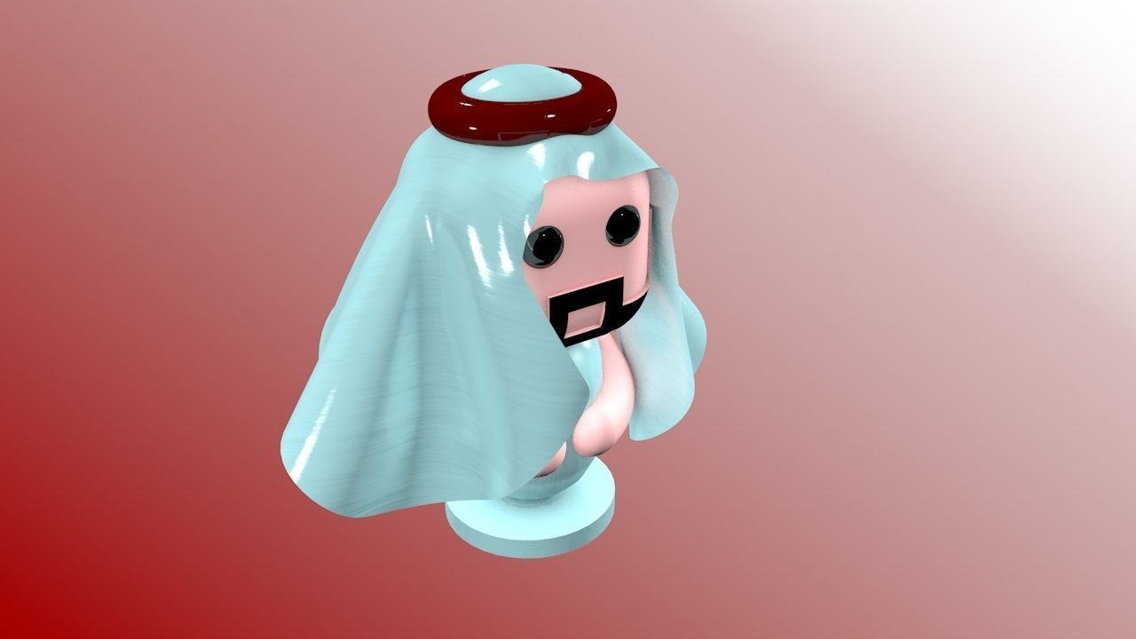 Big Head arabicMan Toy 3D print model_2