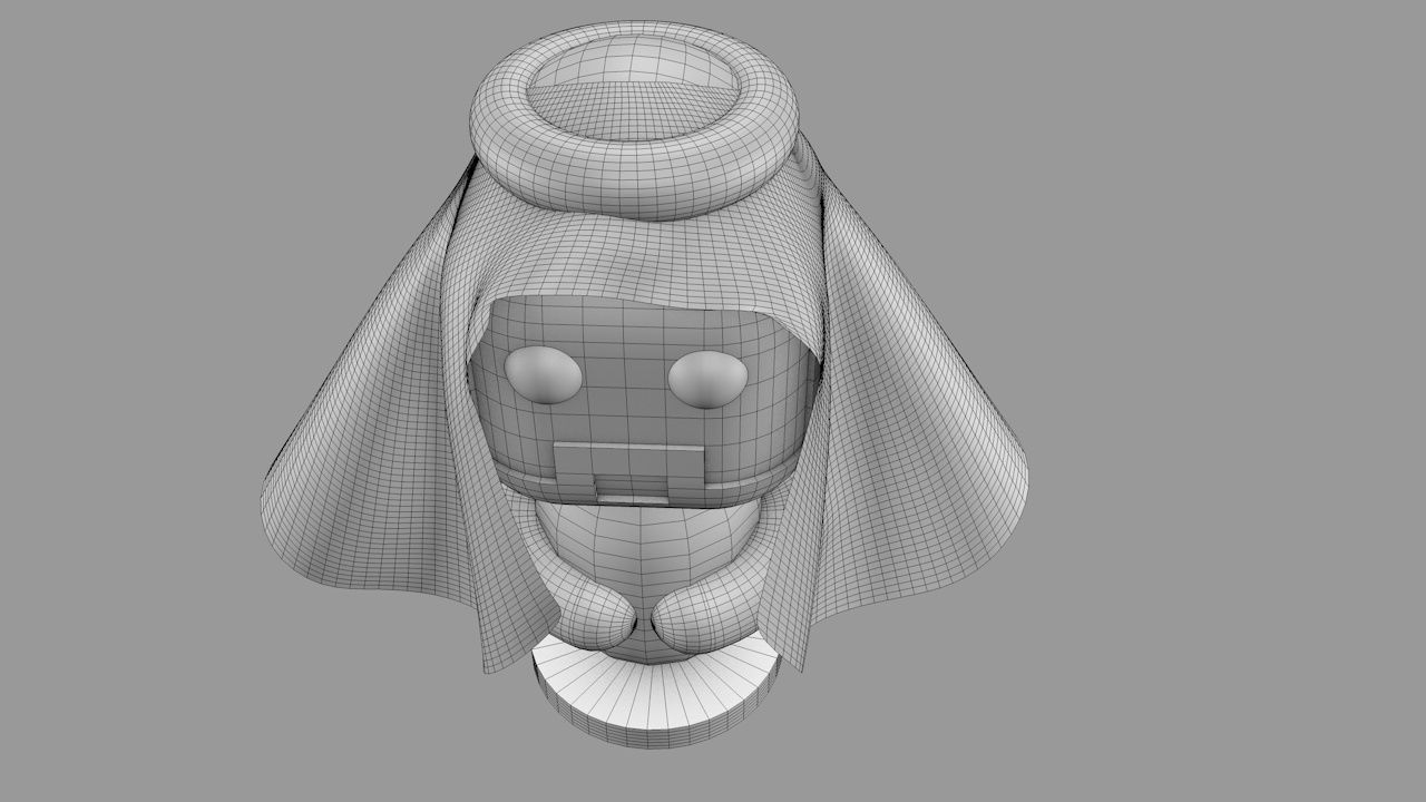 Big Head arabicMan Toy 3D print model_9