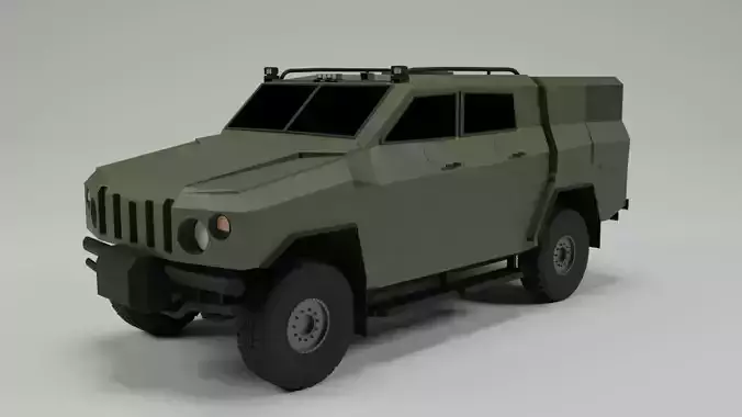 Novator LAV Low-poly 3D model