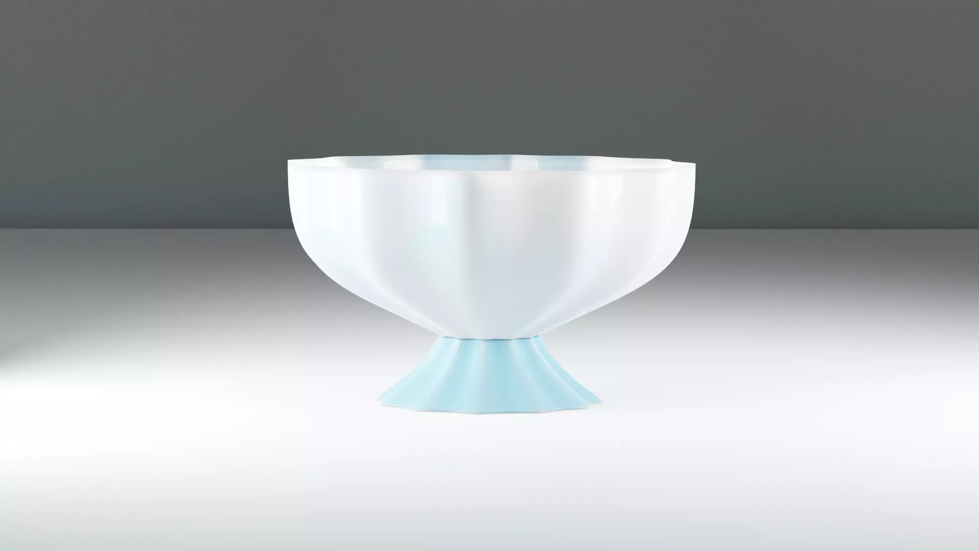 Porcelain vessel Free low-poly 3D model