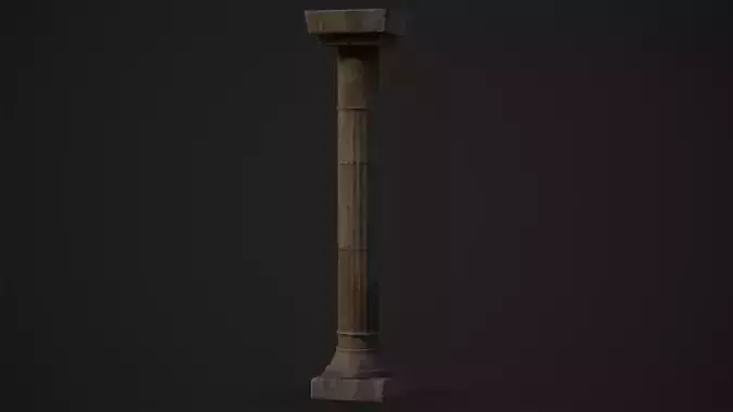 Old Temple Pillar