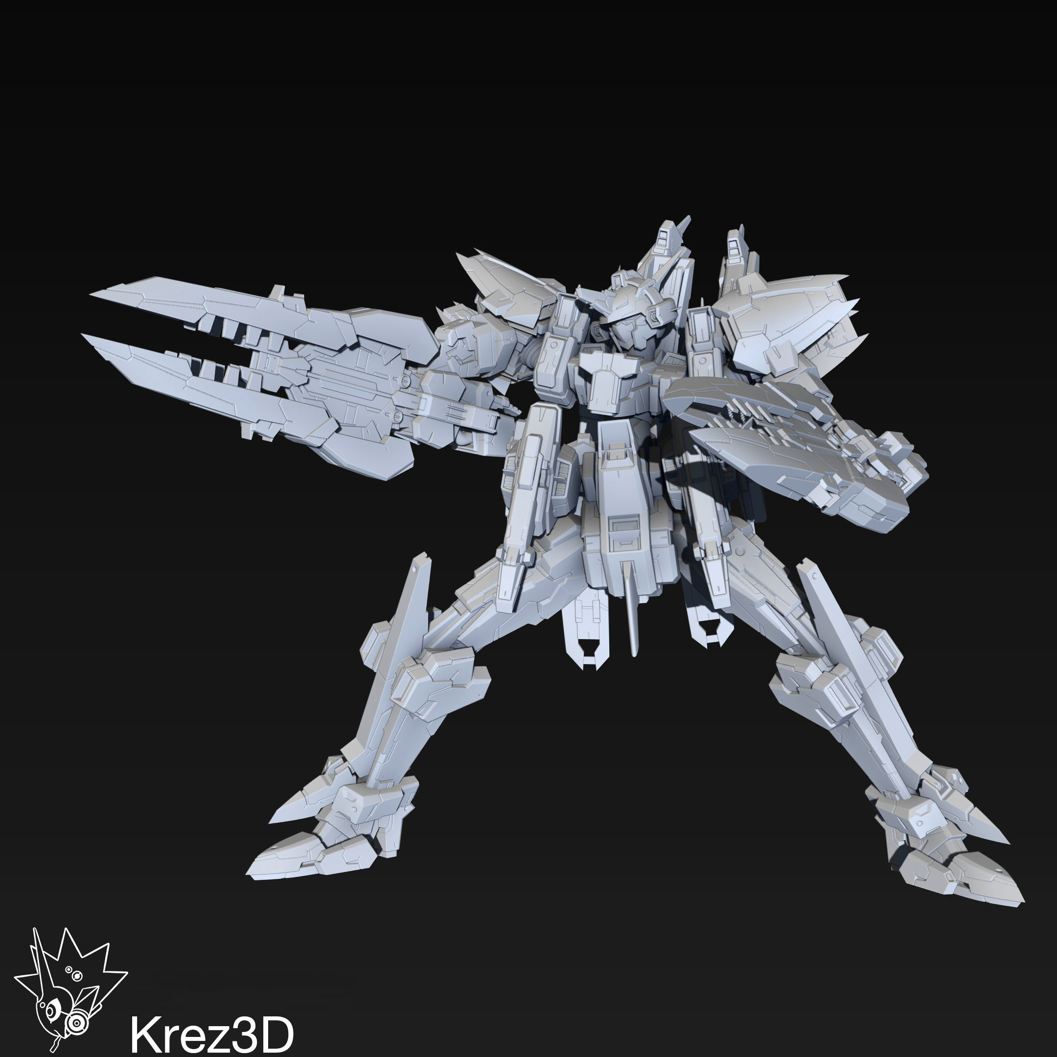 Bellzelute Brigandy 3D print model_3