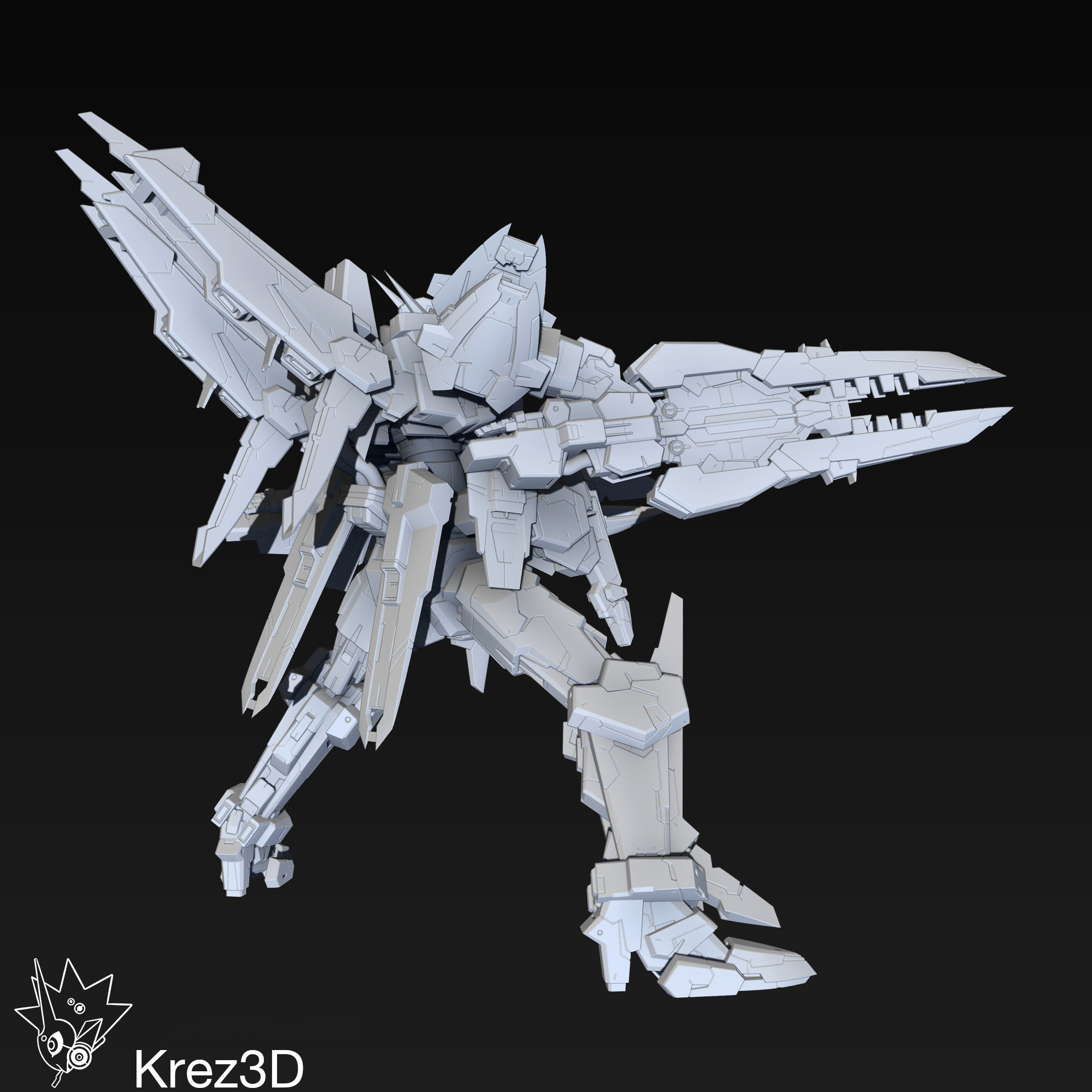 Bellzelute Brigandy 3D print model_12