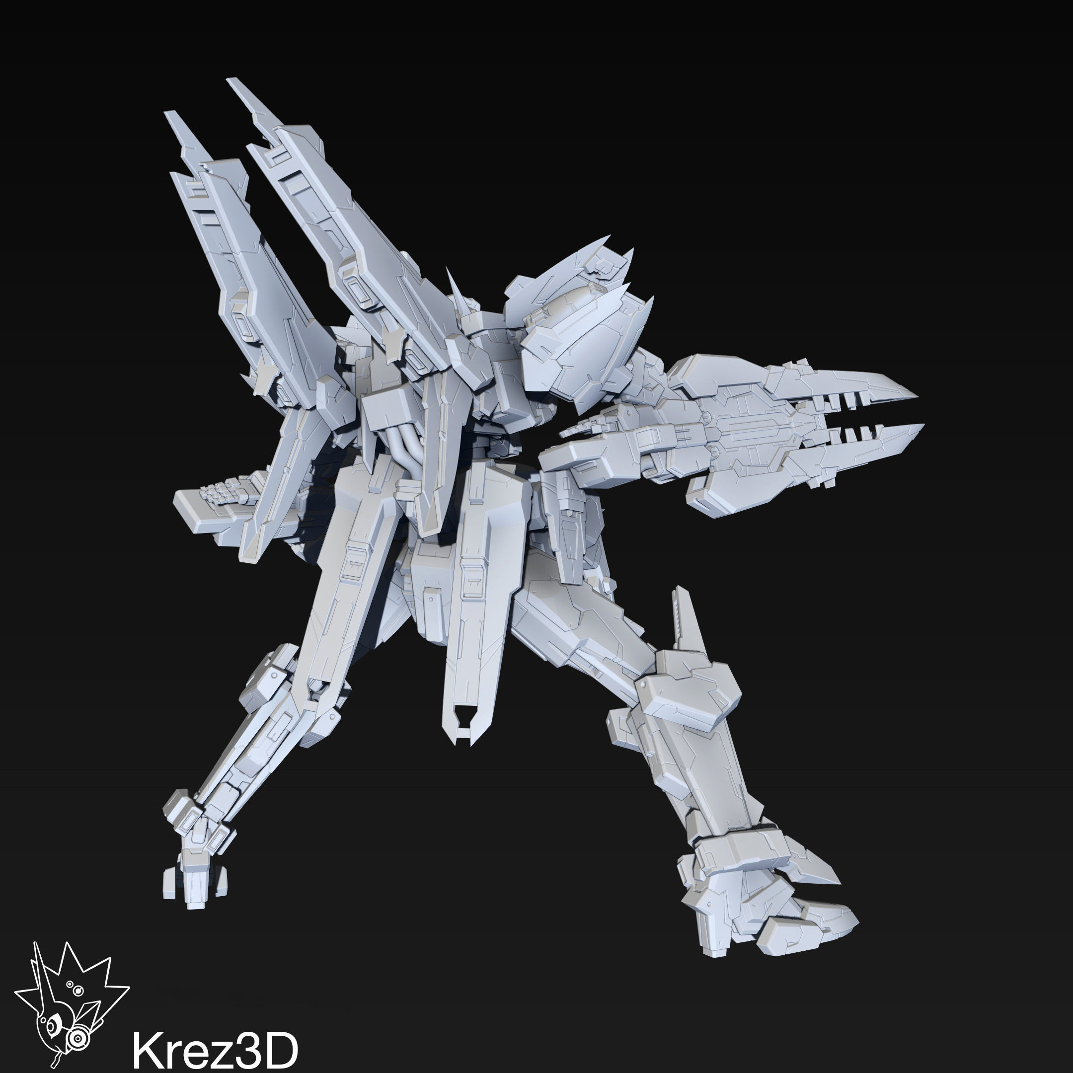 Bellzelute Brigandy 3D print model_4