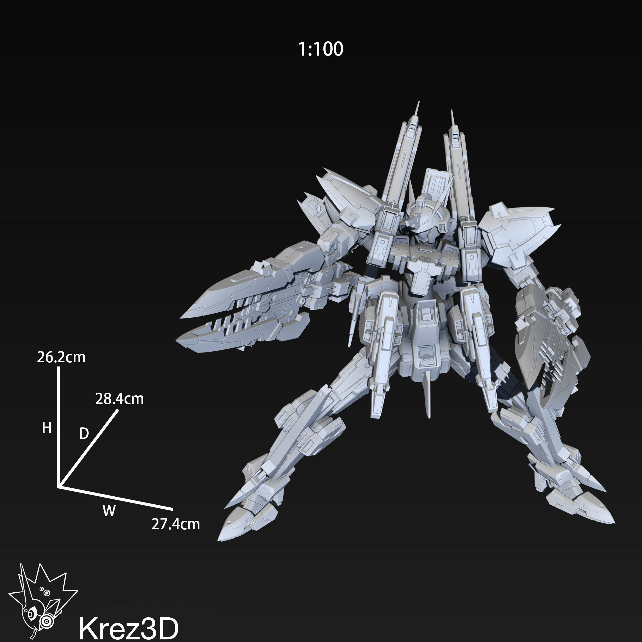 Bellzelute Brigandy 3D print model_14