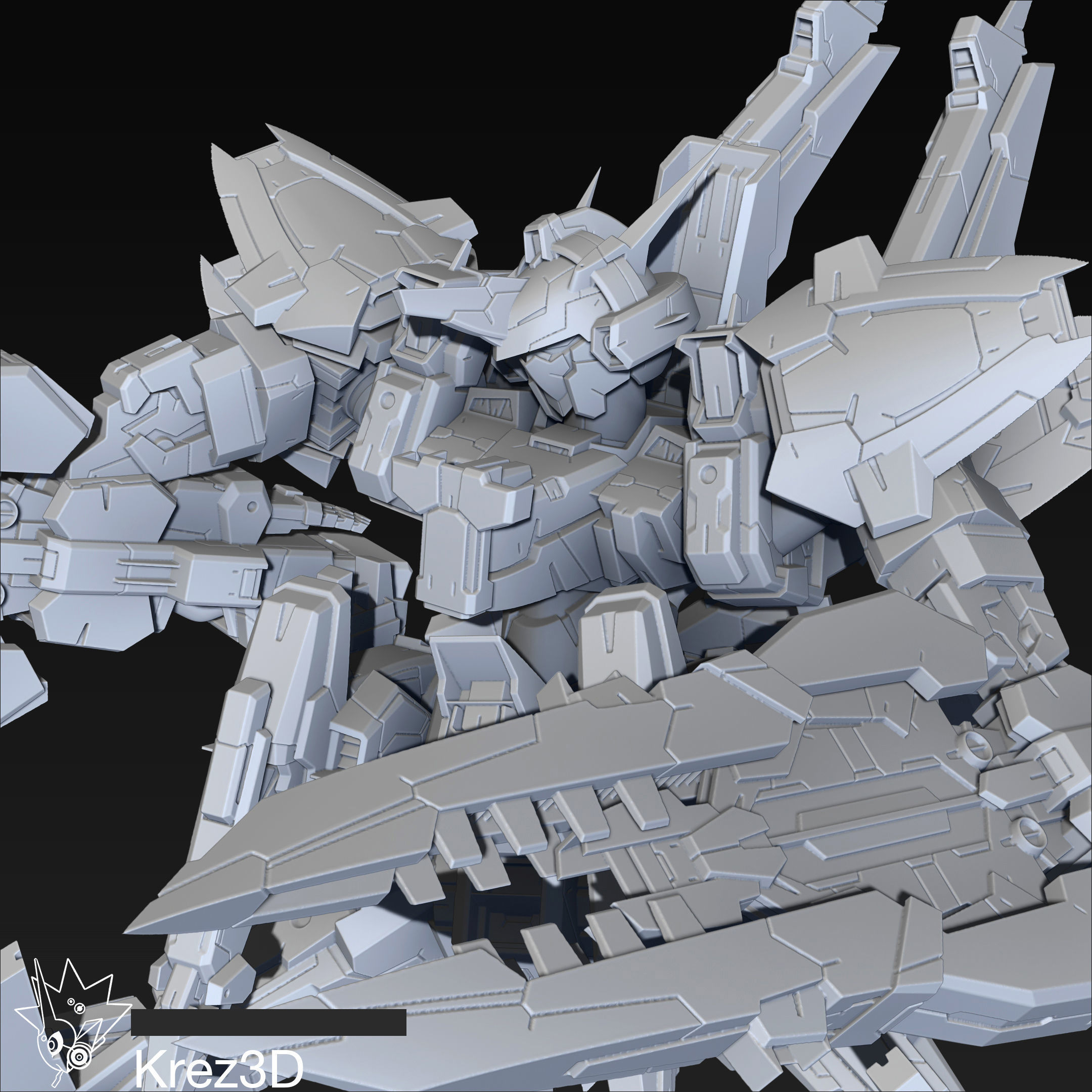 Bellzelute Brigandy 3D print model_8