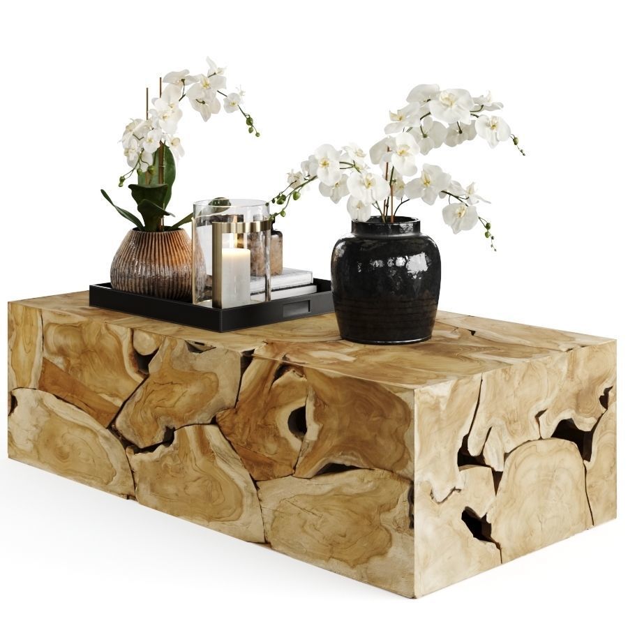 Root Soffbord Teakrot 3D model_2