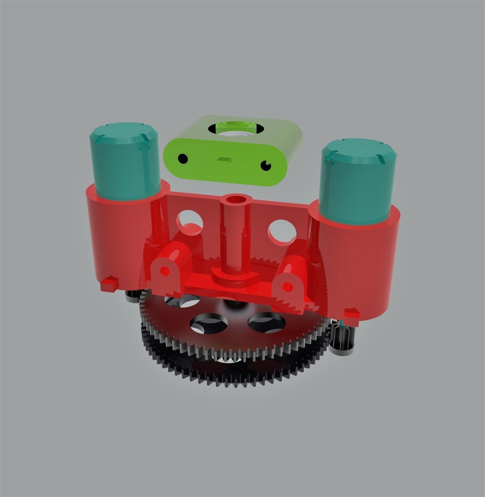 Rc Helicopter Low-poly 3D model_3