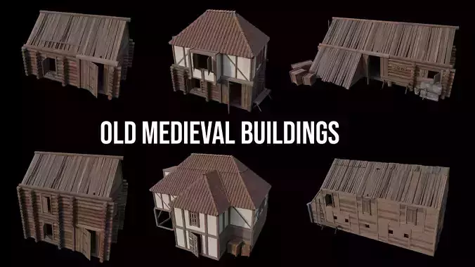 Medieval houses pack