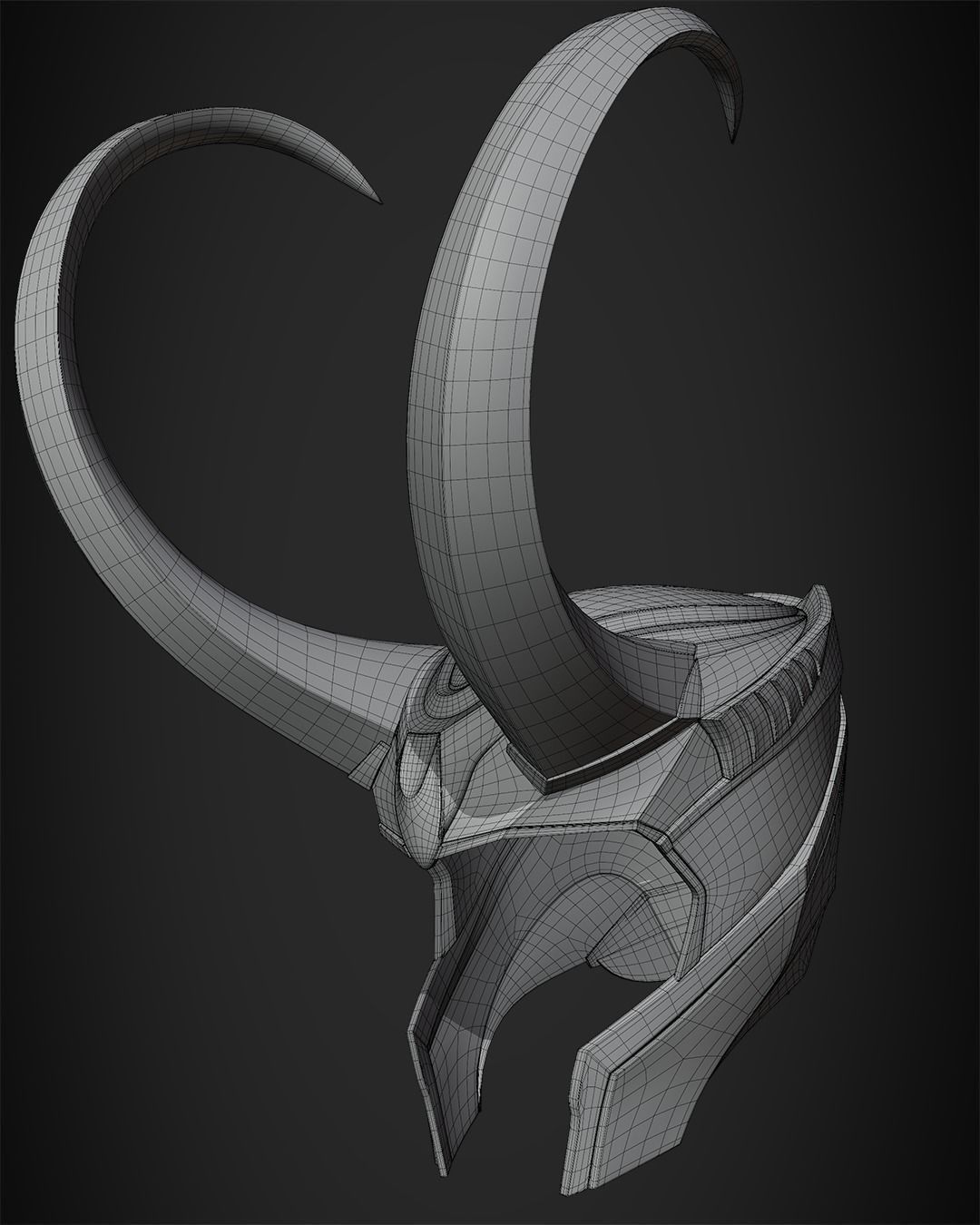 The Avengers Loki Crown for Cosplay 3D print model_14