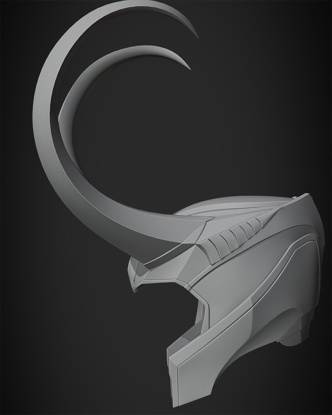The Avengers Loki Crown for Cosplay 3D print model_17