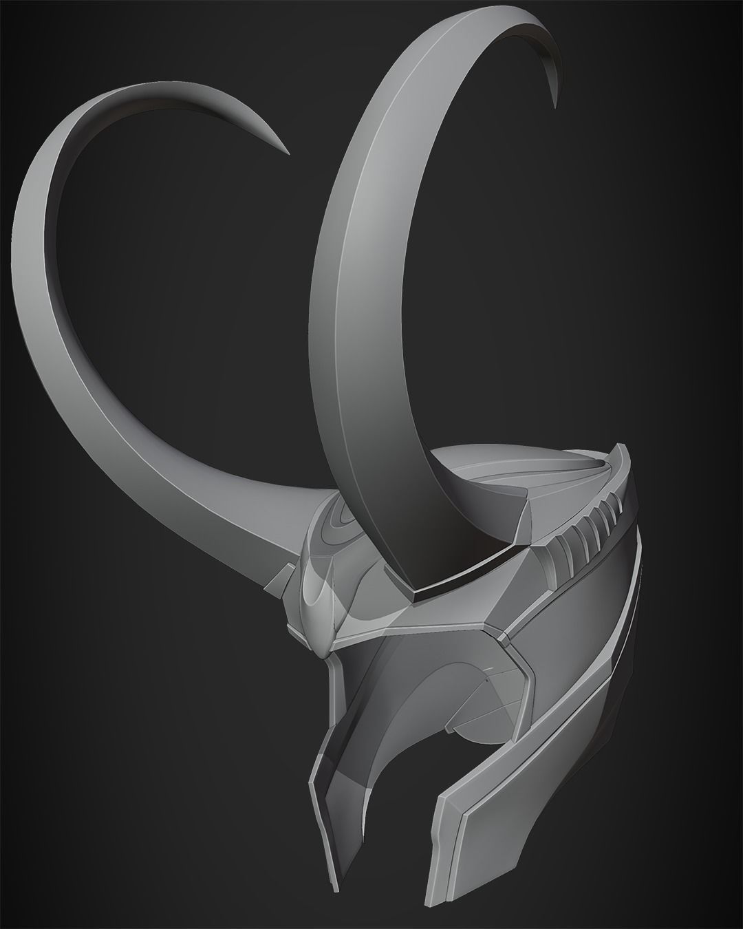 The Avengers Loki Crown for Cosplay 3D print model_13