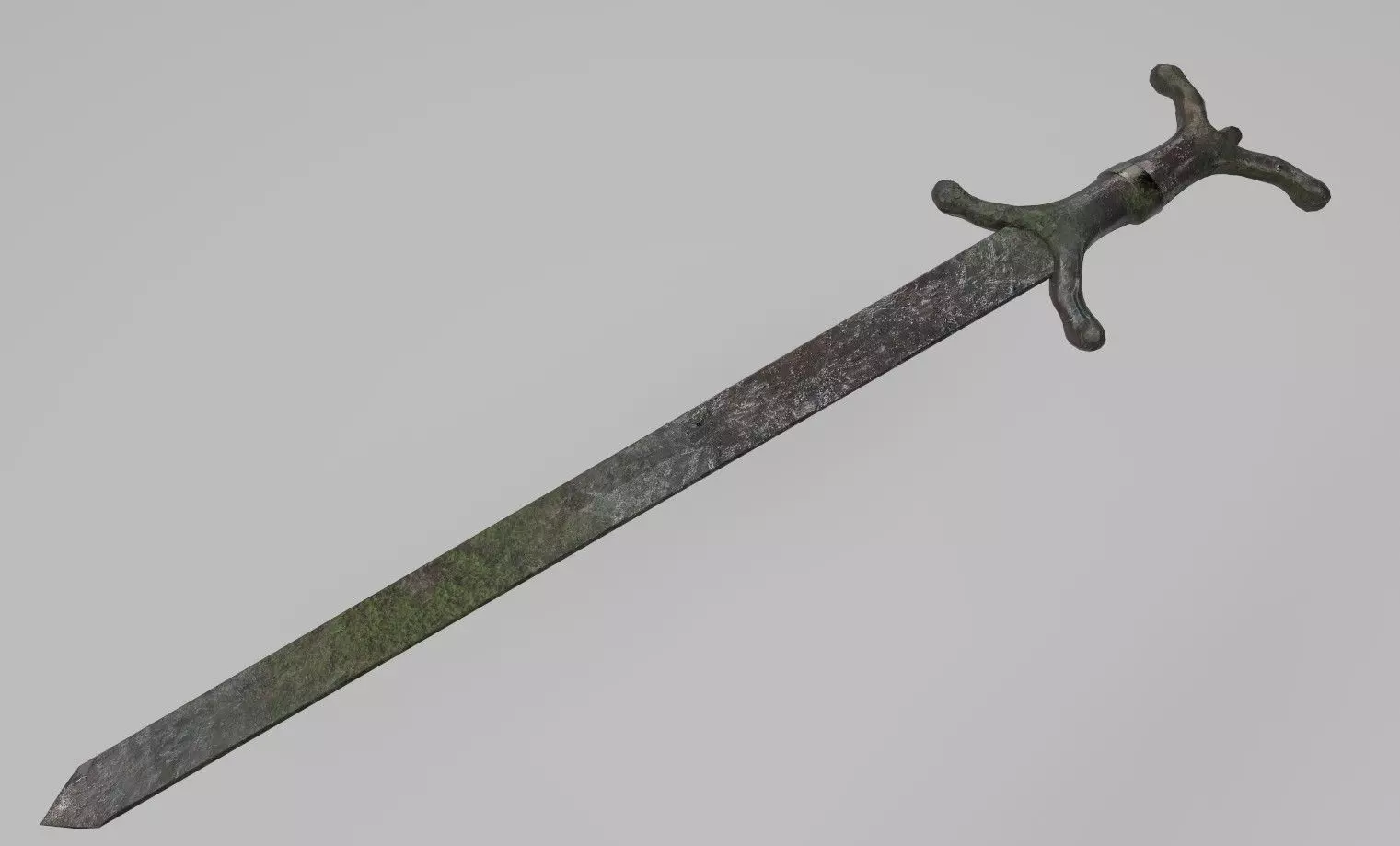 Ancient Celtic Sword Free low-poly 3D model