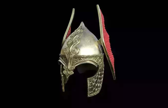 Elendil of Numenor Helmet  LOTR  3d  DIGITAL DOWNLOAD FILE 3D print model