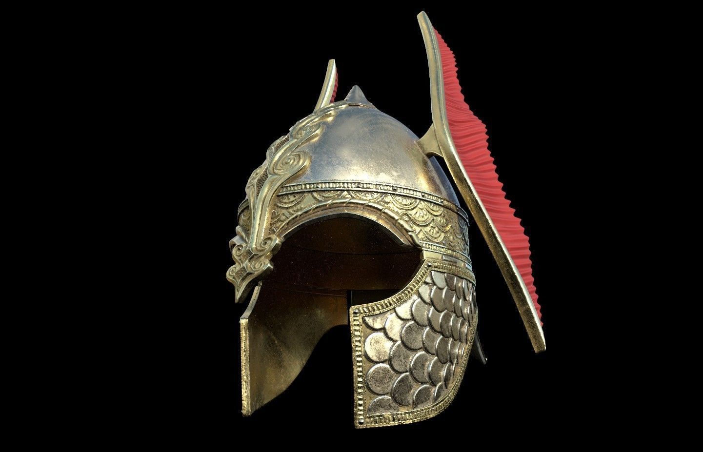 Elendil of Numenor Helmet  LOTR  3d  DIGITAL DOWNLOAD FILE 3D print model_2