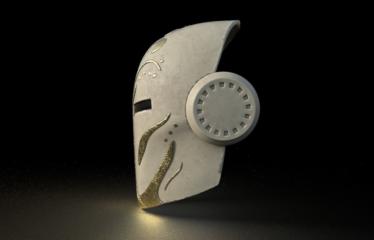 Andor Jedi Temple Guard Mask 3d digital download 3D print model_2